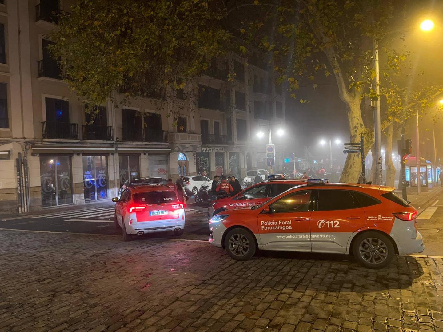 Patrullas de la Policía Foral, por Pamplona