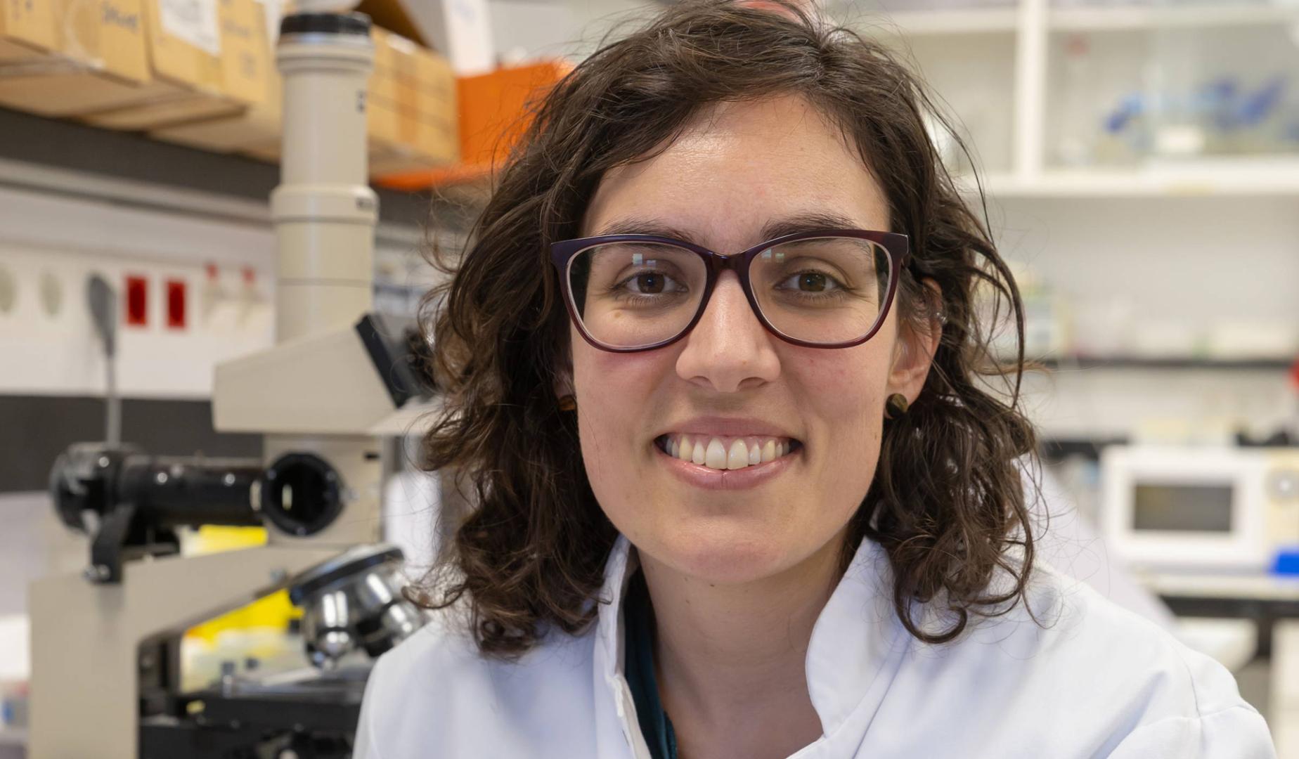 La investigadora Nerea Zabaleta, del Cima Universidad de Navarra