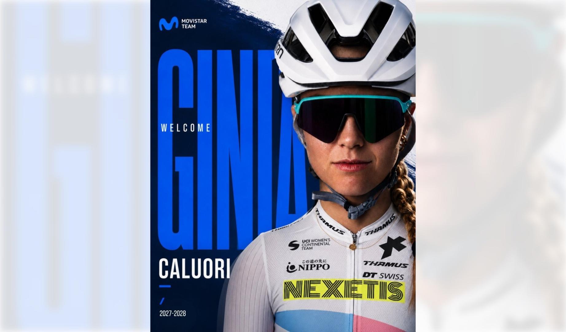 Ginia Caluori se suma a la disciplina del Movistar Team