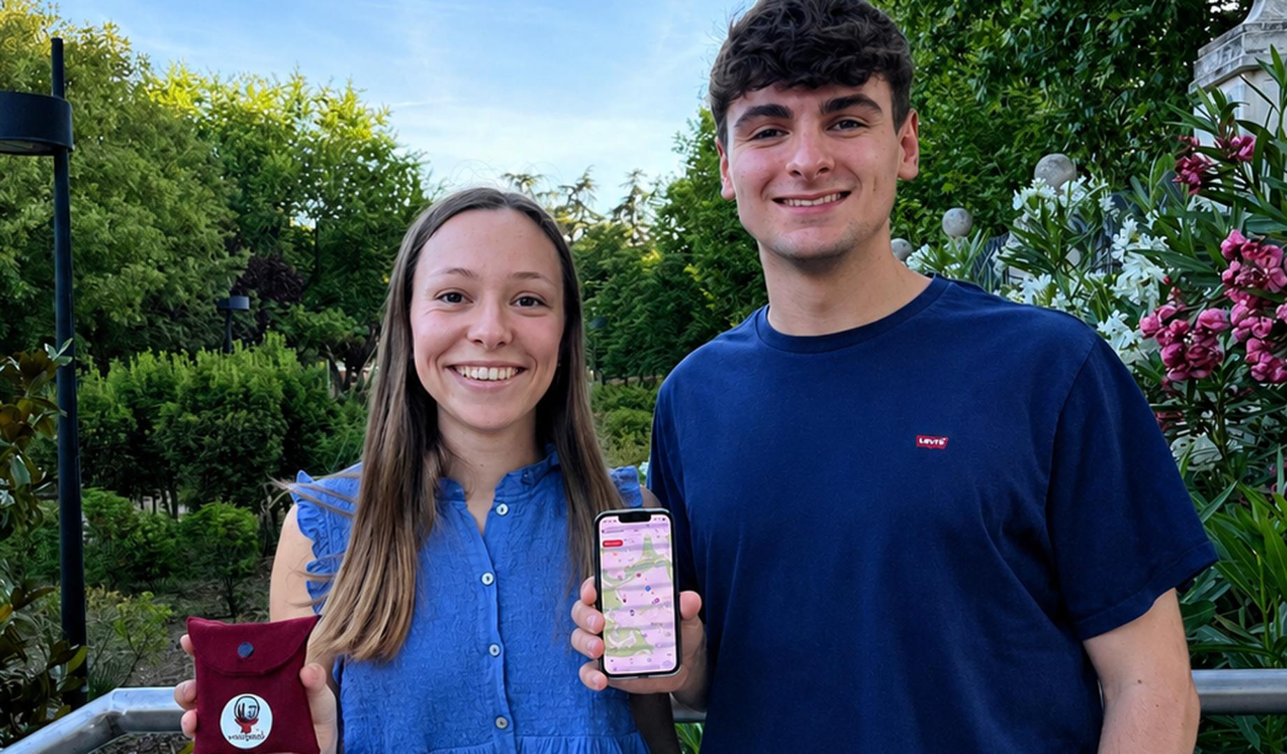 Ana Añorbe y Fermín Catalán son los creadores de esta nueva herramienta para las fiestas
