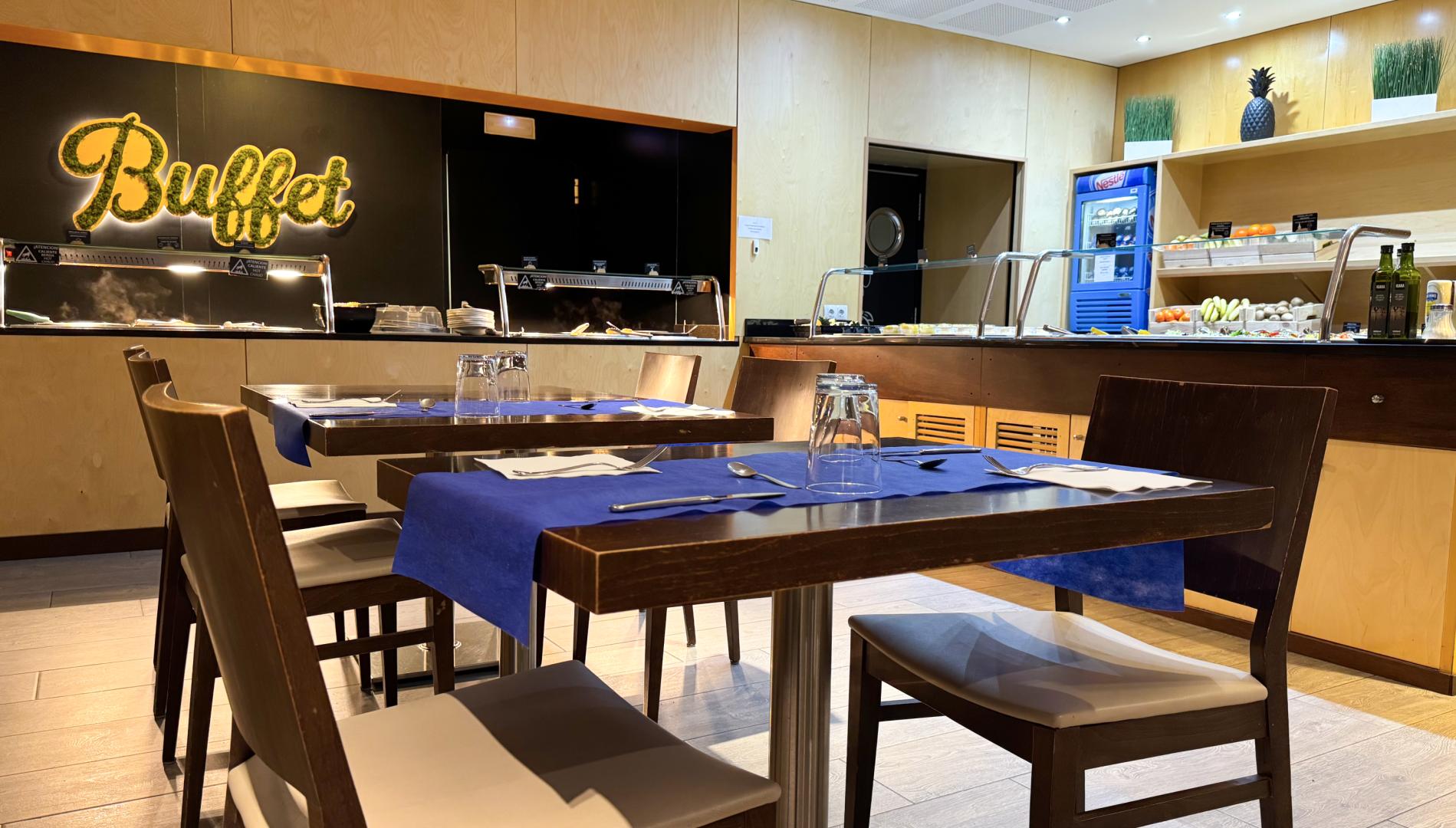 El "Plan de día" también incluye un almuerzo o cena buffet