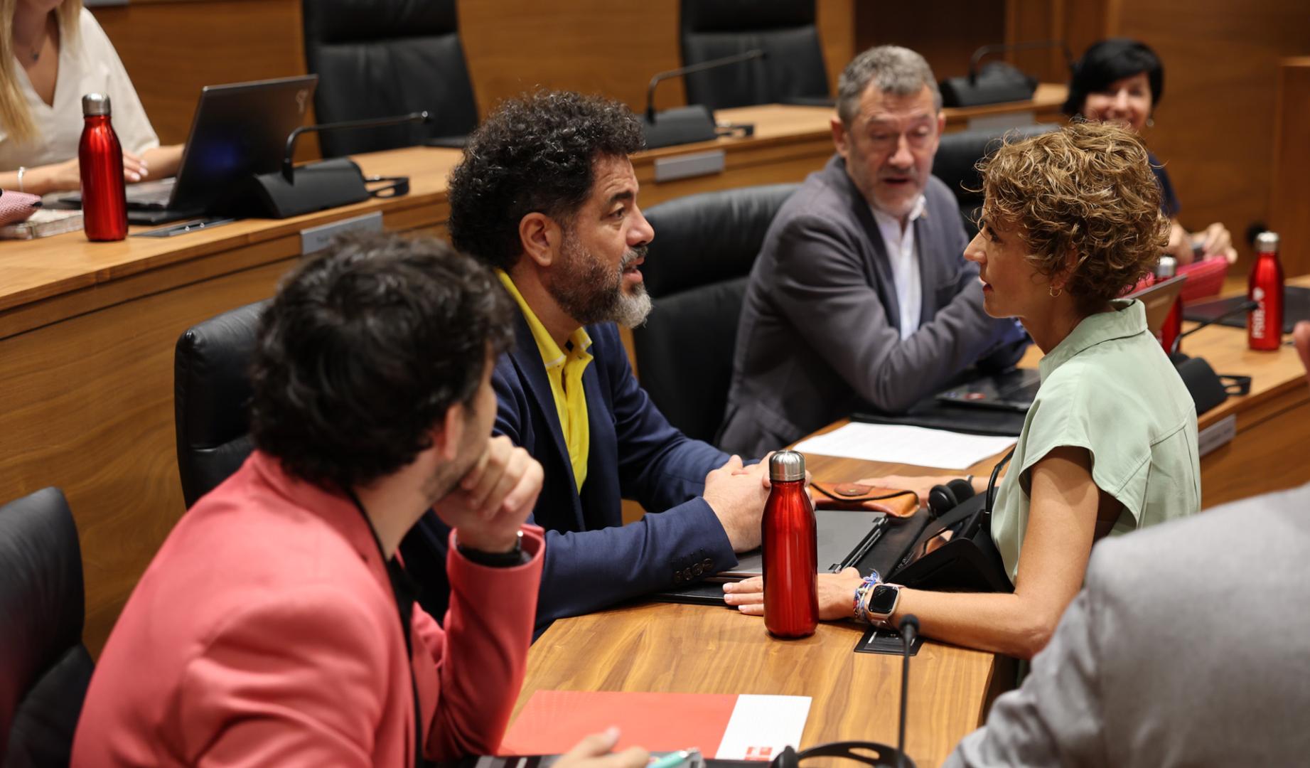 Ramón Alzórriz y María Chivite