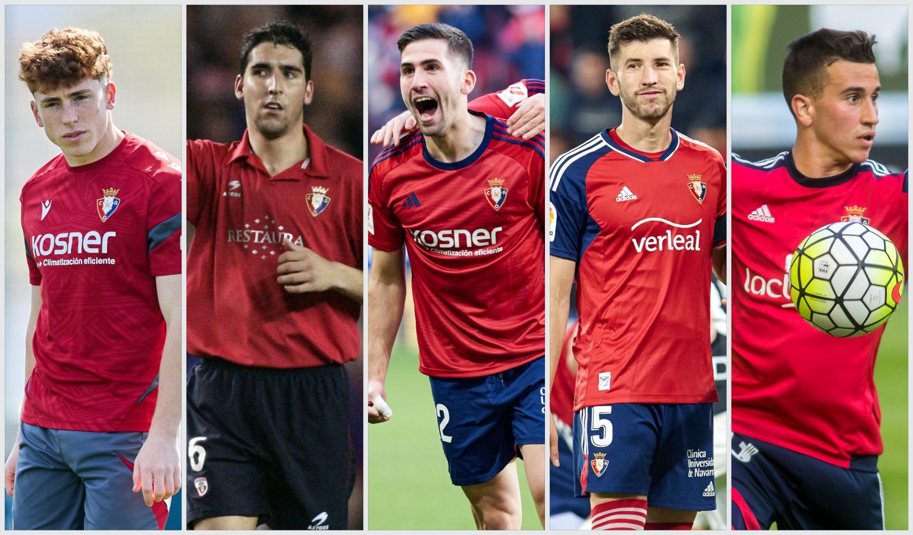 La cinco mayores ventas de la historia de Osasuna: Víctor Muñoz (2026, Liverpool), Raúl García (2007, Atlético de Madrid), Jesús Areso (2025, Athletic), David García (2024, Al Rayyan) y Alex Berenguer (2017, Torino)