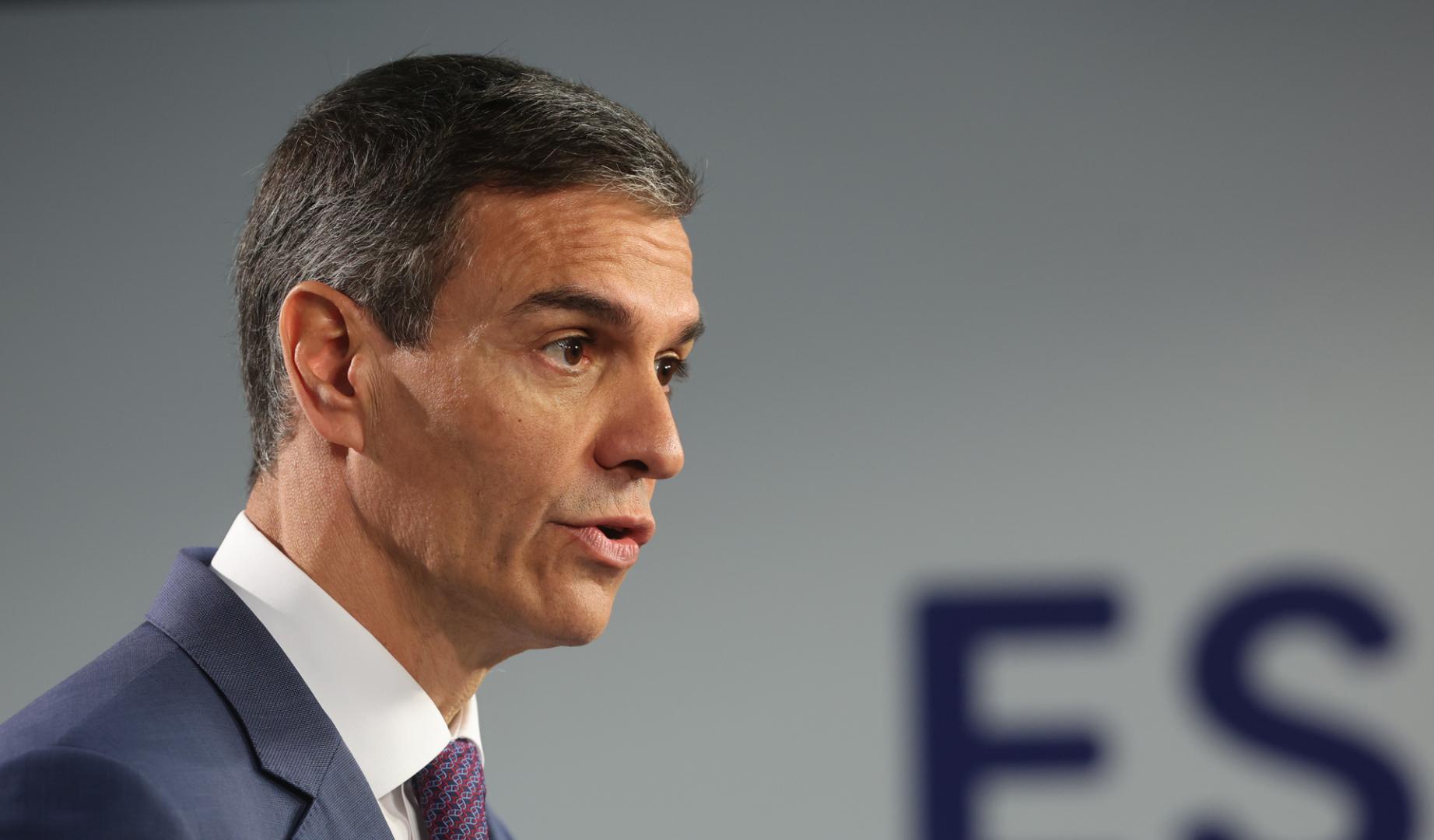 Pedro Sánchez, este viernes en Bruselas