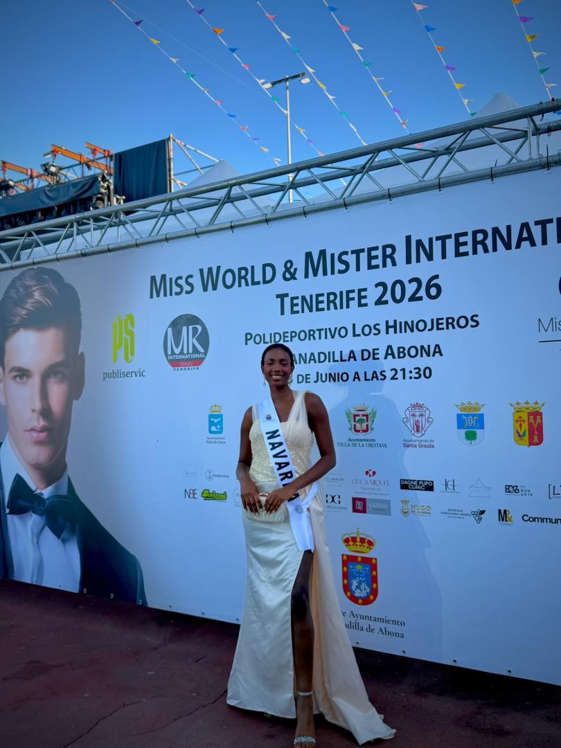 La estellesa Raita, este viernes en Tenerife, cuando se convirtió en Miss Internacional España 2026.