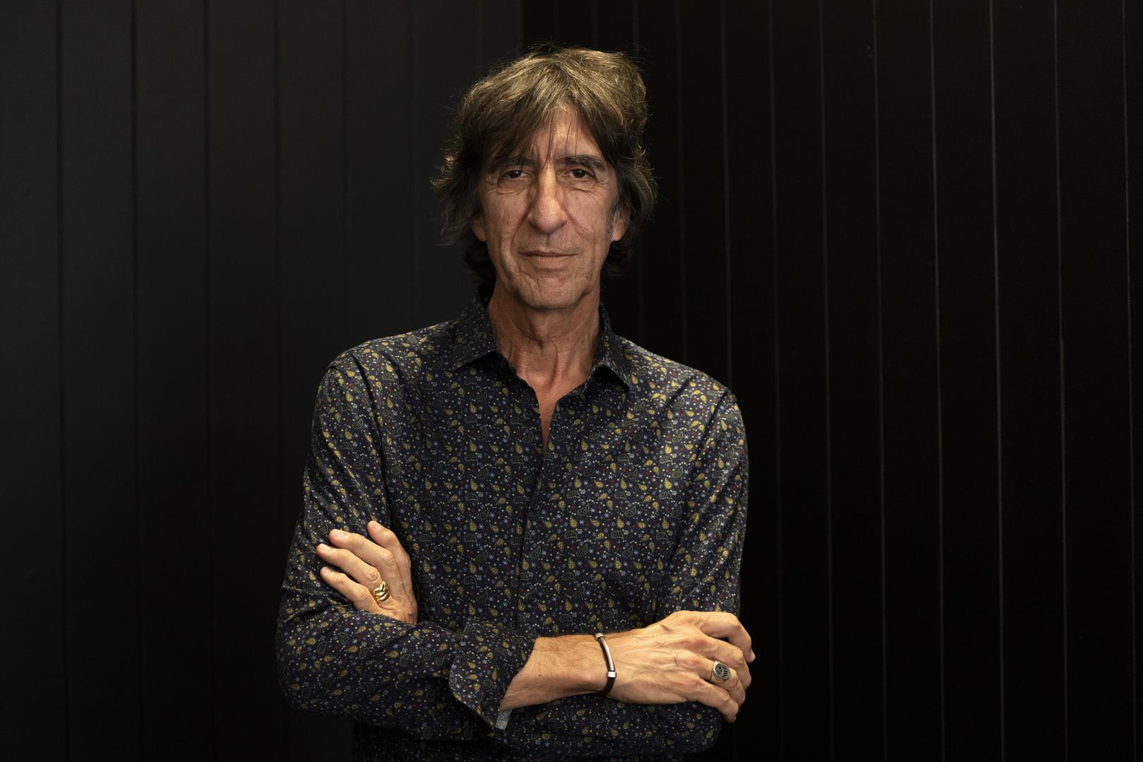 Benjamín Prado, el jueves en Pamplona, donde protagonizó un encuentro organizado por el Ateneo Navarro. Al día siguiente fue jurado del Premio de Poesía Ciudad de Pamplona