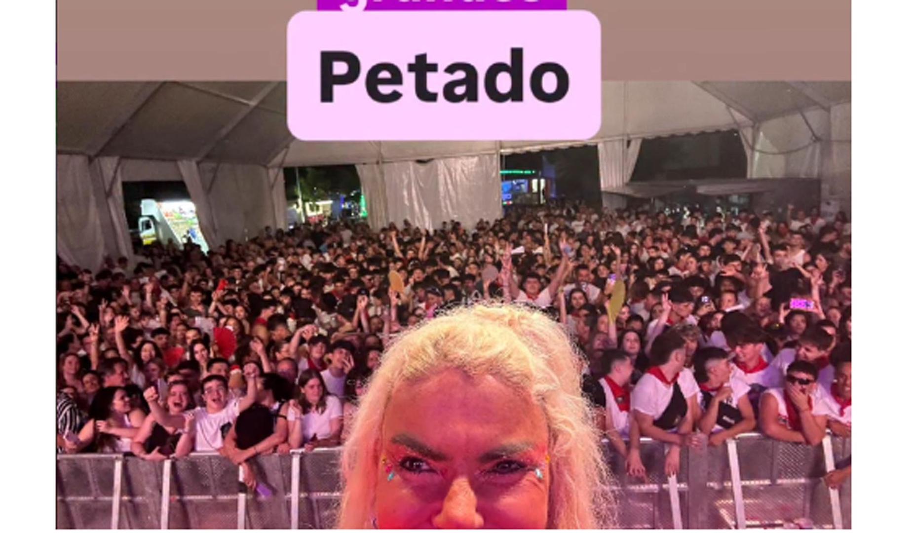 'Selfie' de Leticia Sabater en Orkoien.