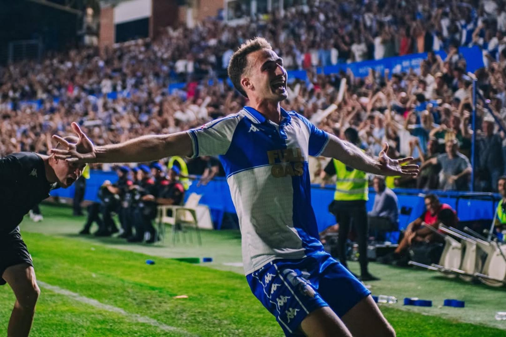 Eneko Aguilar anotó el 2-0 para romper la igualdad en la eliminatoria ante el Zamora