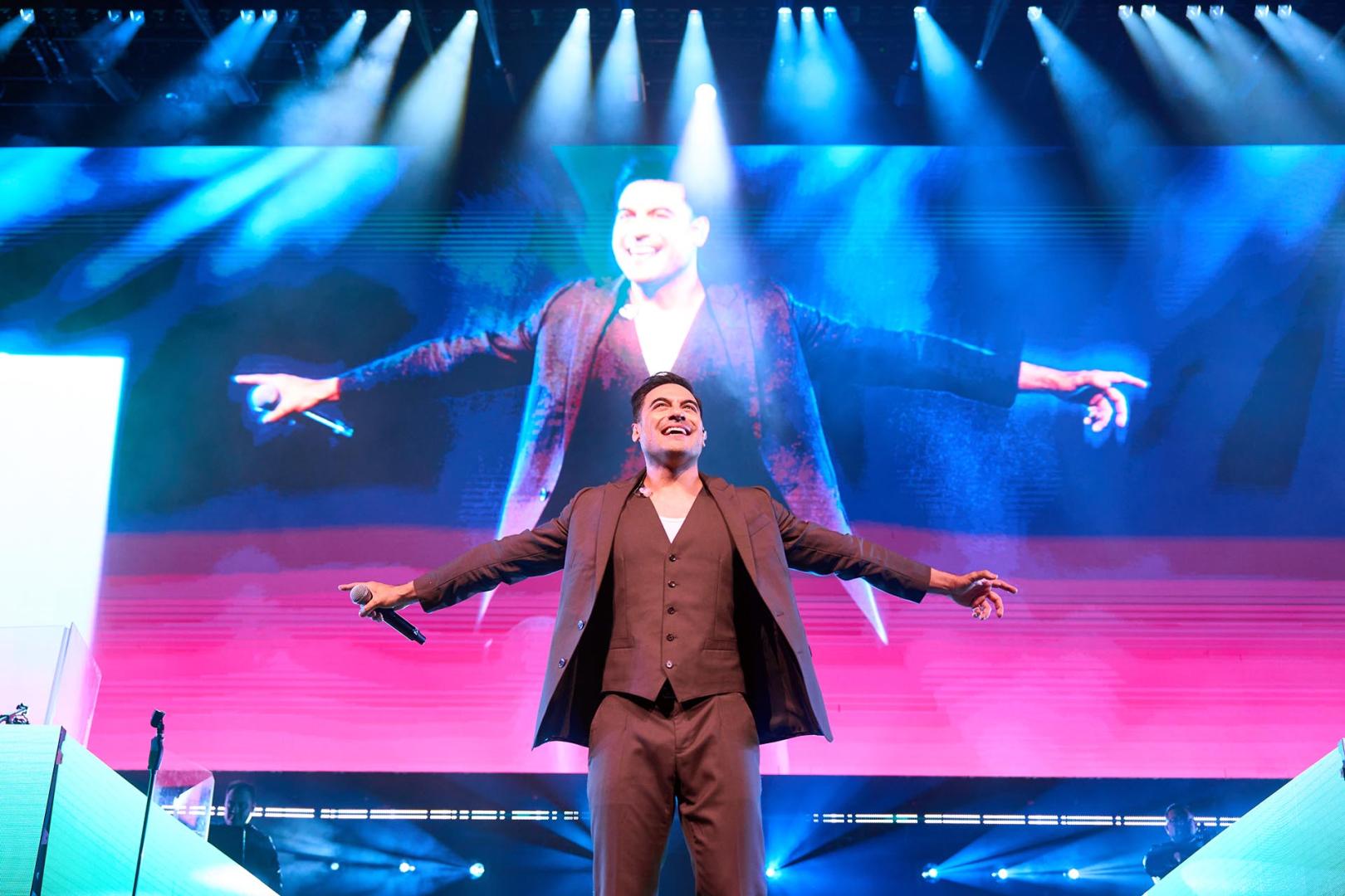 Fotos del concierto de Carlos Rivera en el Navarra Arena