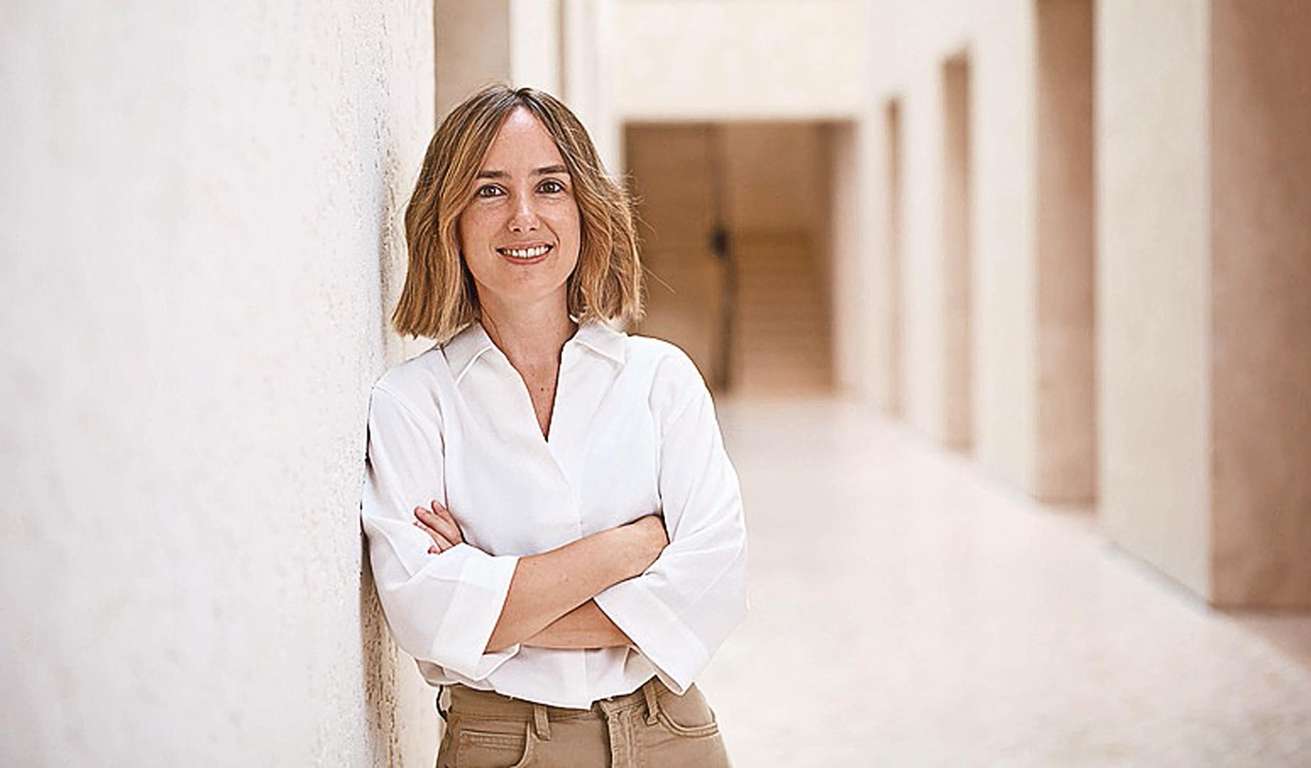 Naiara García Mir en las dependencias de la sede de Salesa