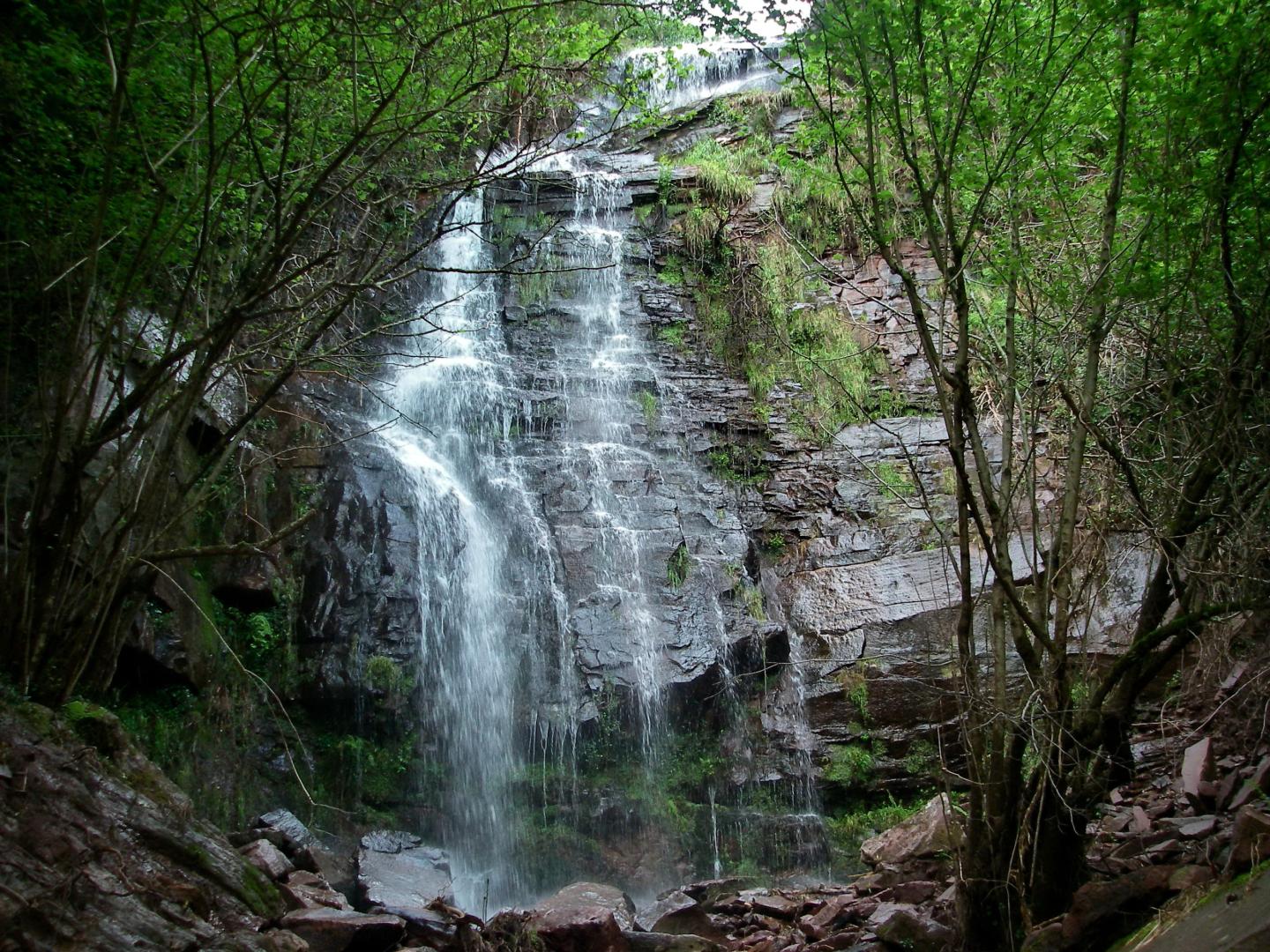 Cascada de Oinaska, en el valle de Baztan