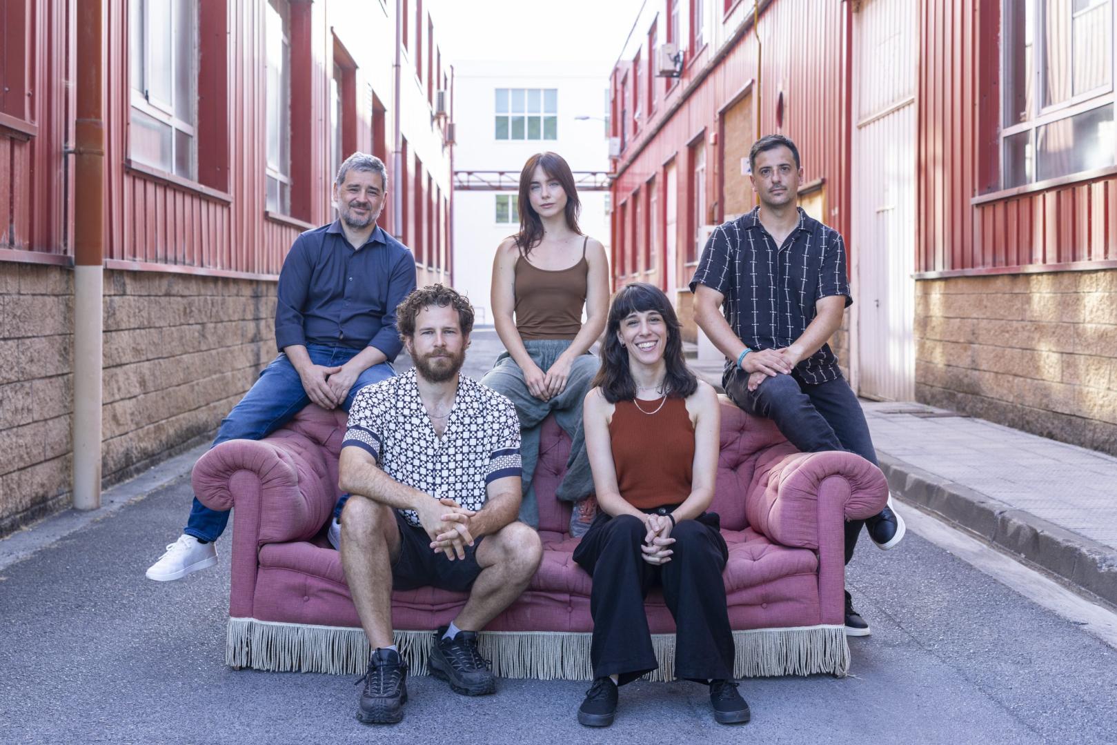Natxo López, Clara Galle, David Pérez Sañudo, Álvaro Cervantes y Marina Paré