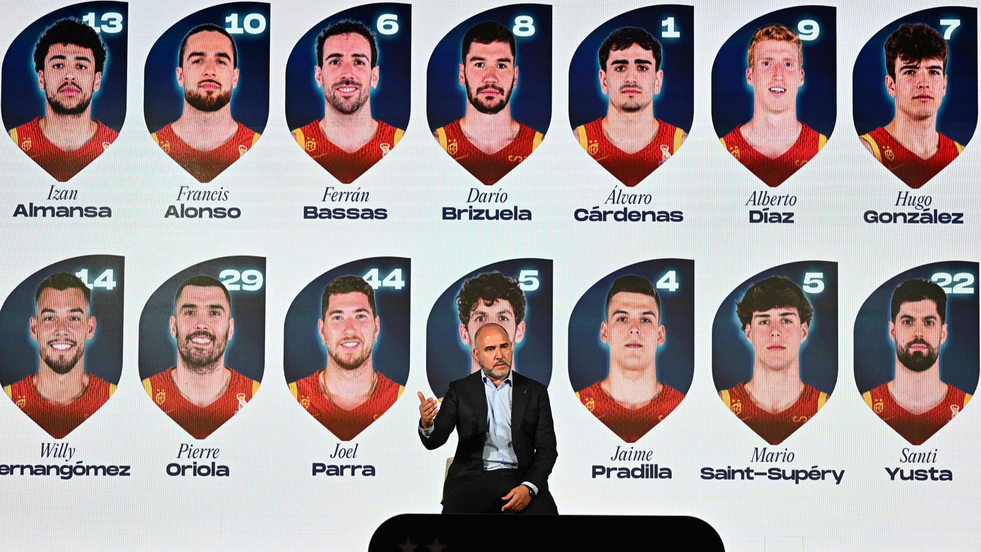 Chus Mateo, seleccionador nacional de baloncesto, ha anunciado este jueves la convocatoria para la tercera ventana de clasificación para el Mundial de baloncesto de Catar 2027