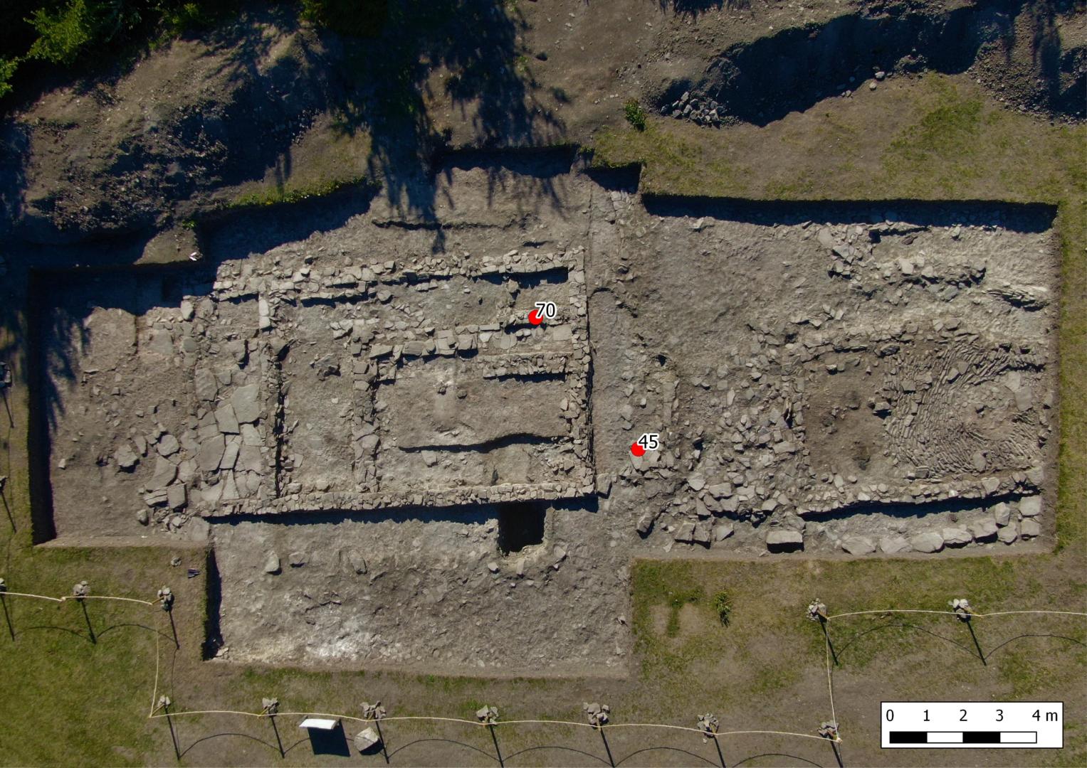 El lugar donde se encontraron las piezas en el poblado de Irulegi