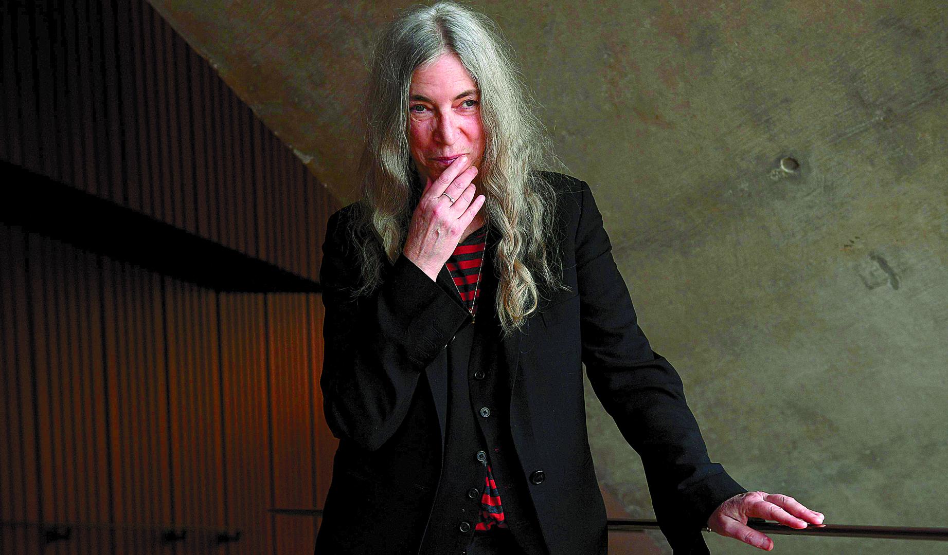 Patti Smith en la Ópera de Sídney antes de una actuación