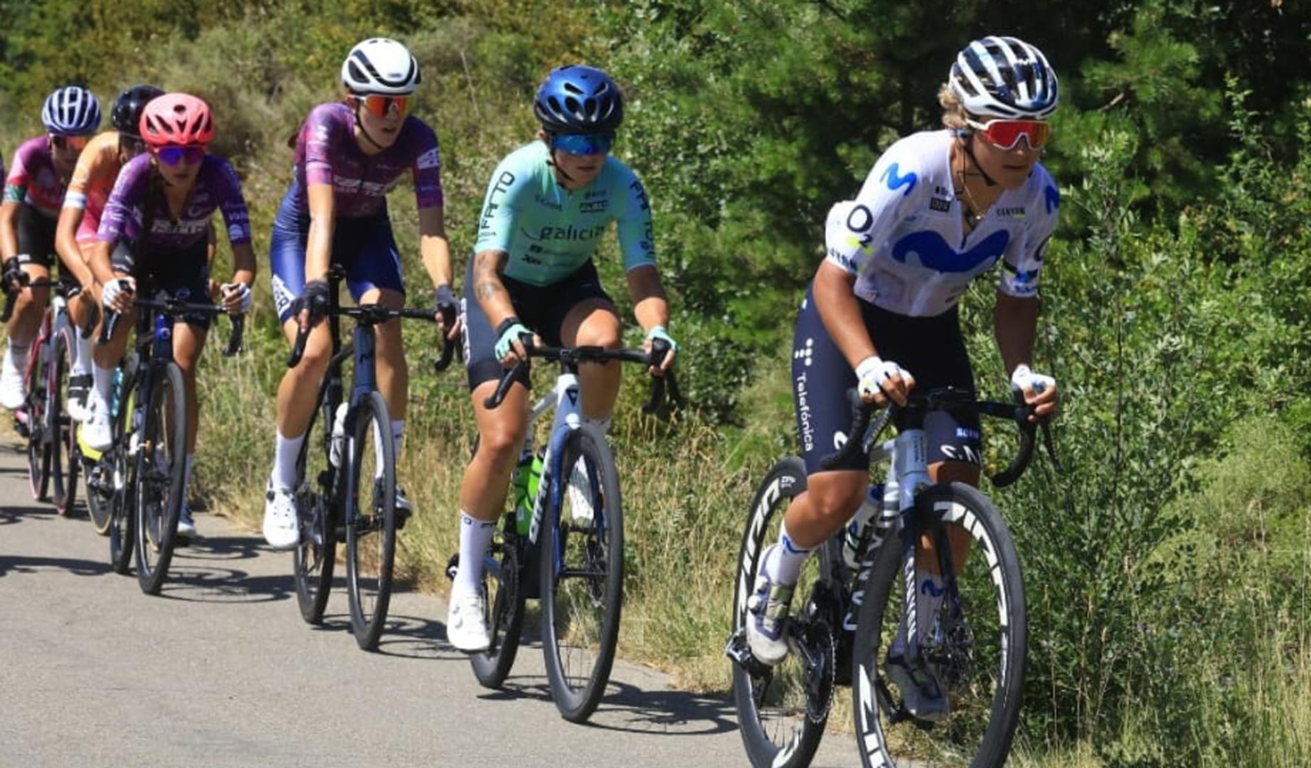 Paula Ostiz el campeonato de España de ruta que se ha disputado en Sabiñánigo