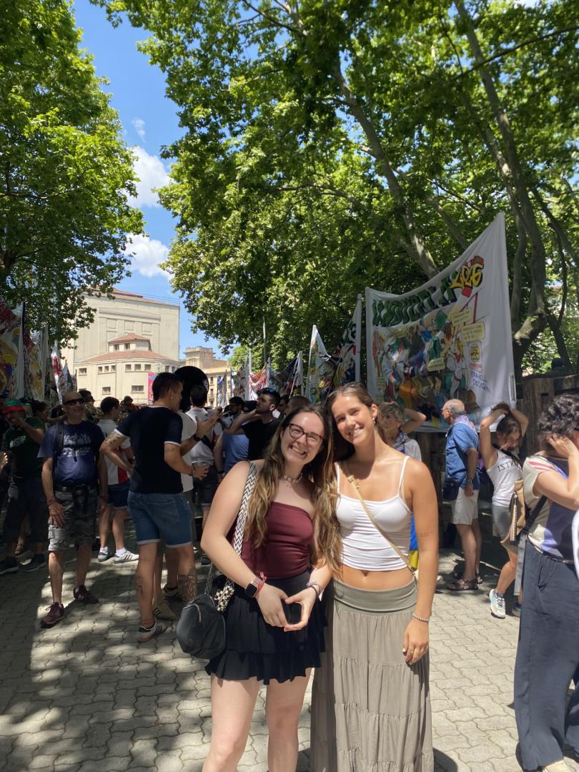 Chicas día de las peñas