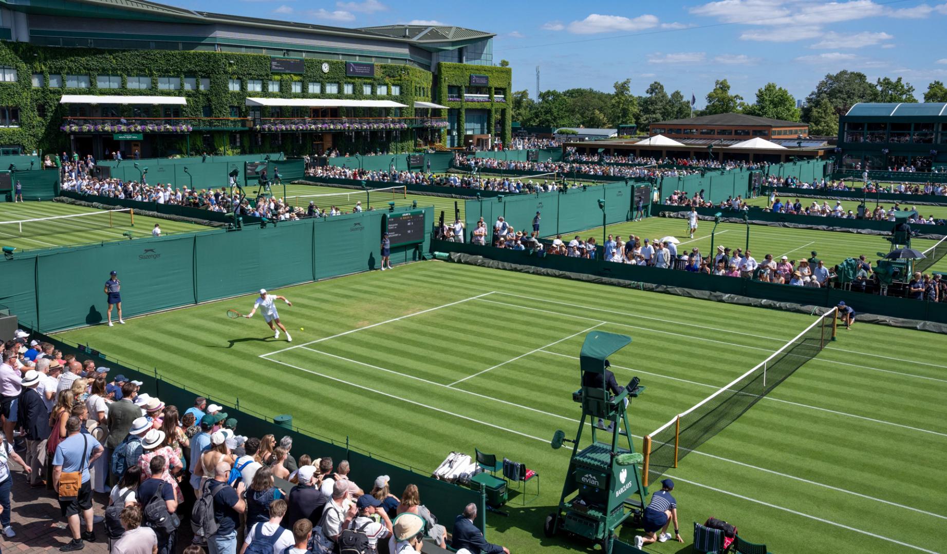 Imagen de las pistas de Wimbledon