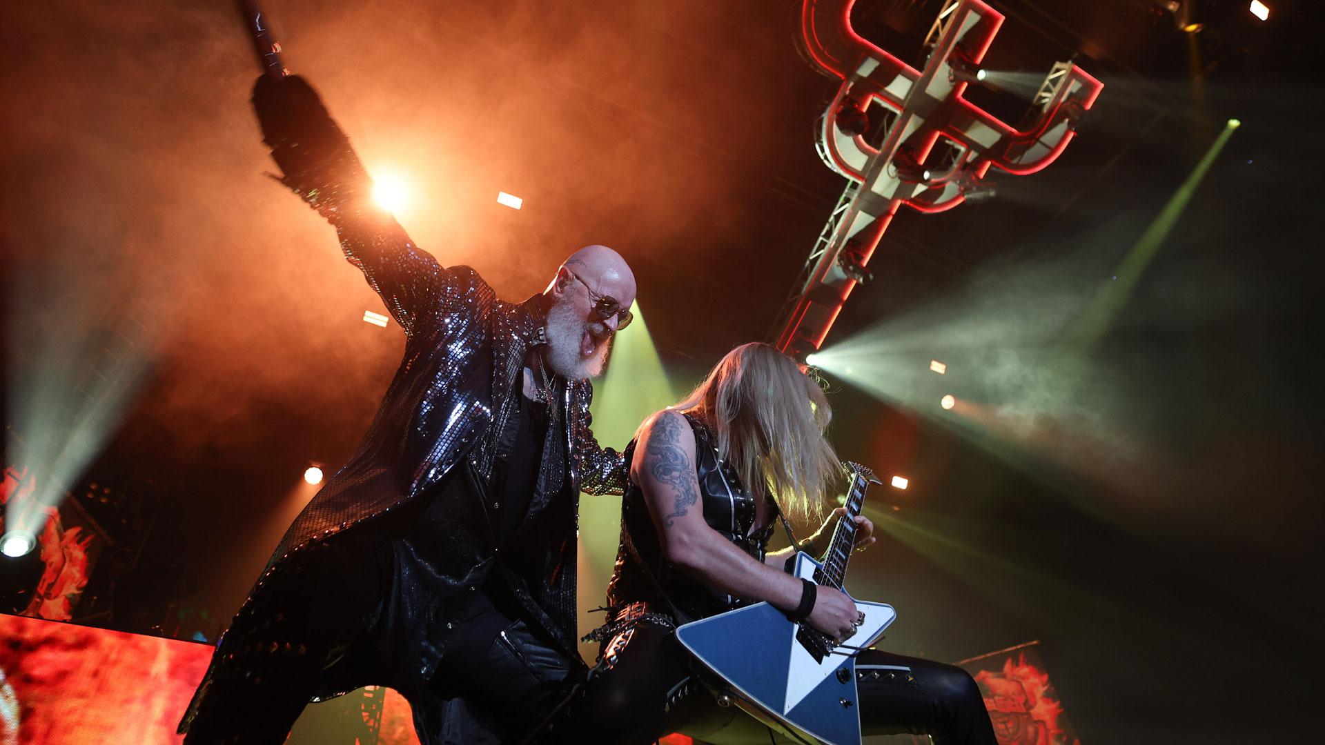 Imagen del concierto de Judas Priest celebrado el 15 de junio de 2024 en el Navarra Arena