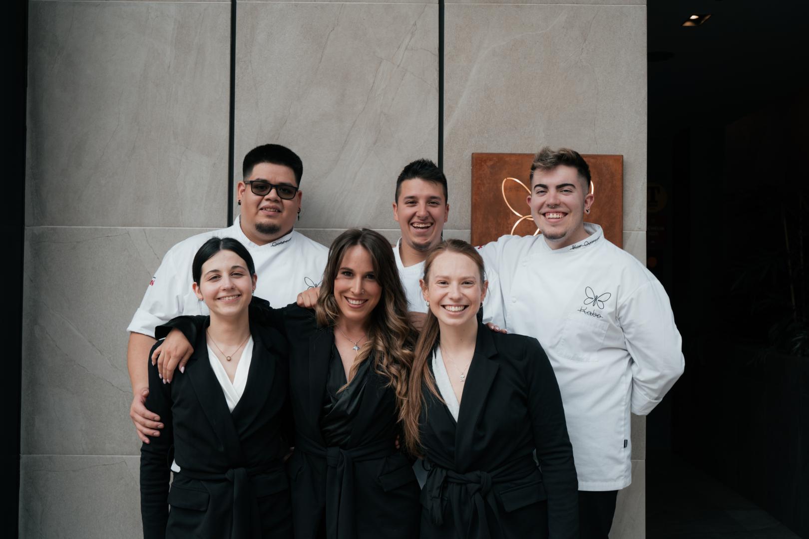 El equipo del restaurante Kabo