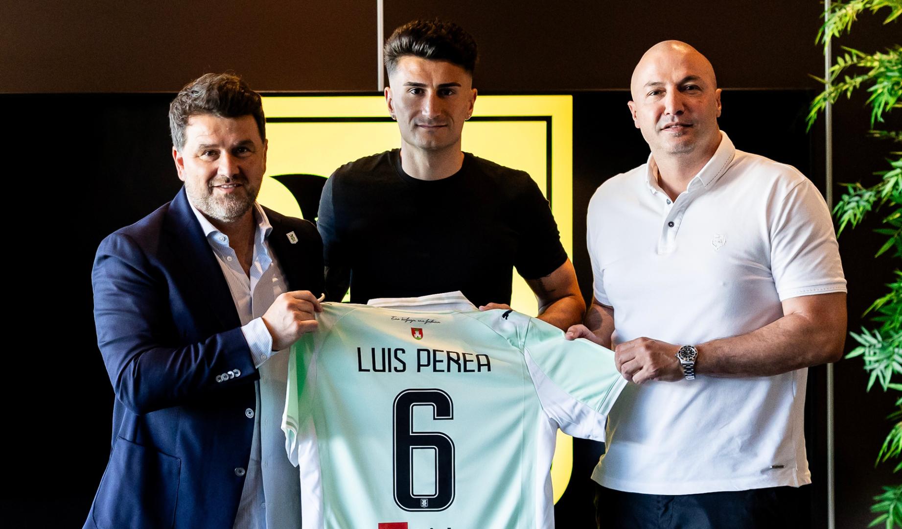 Luis Perea, nuevo futbolista del NK Olimpija Ljubljana