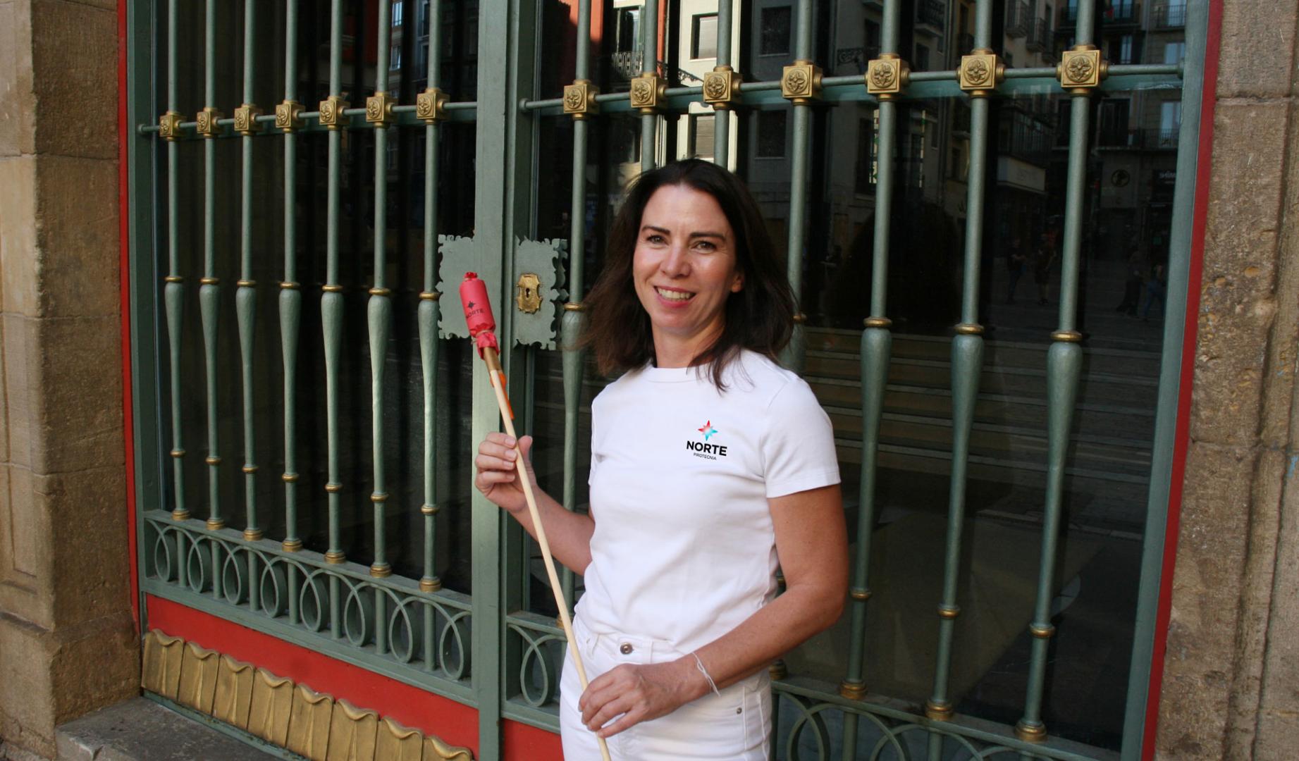Andrea López Lana se subirá al balcón el 6 de julio para supervisar el momento más emocionante de las fiestas