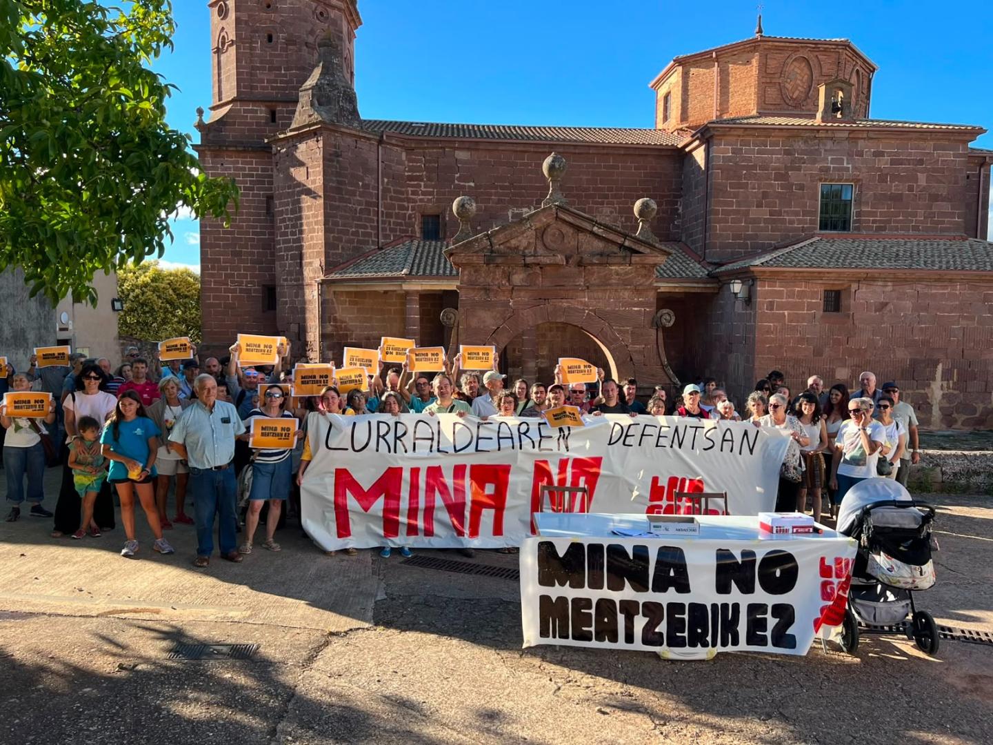Concentración este viernes 3 de julio en Sorlada contra los proyectos mineros.