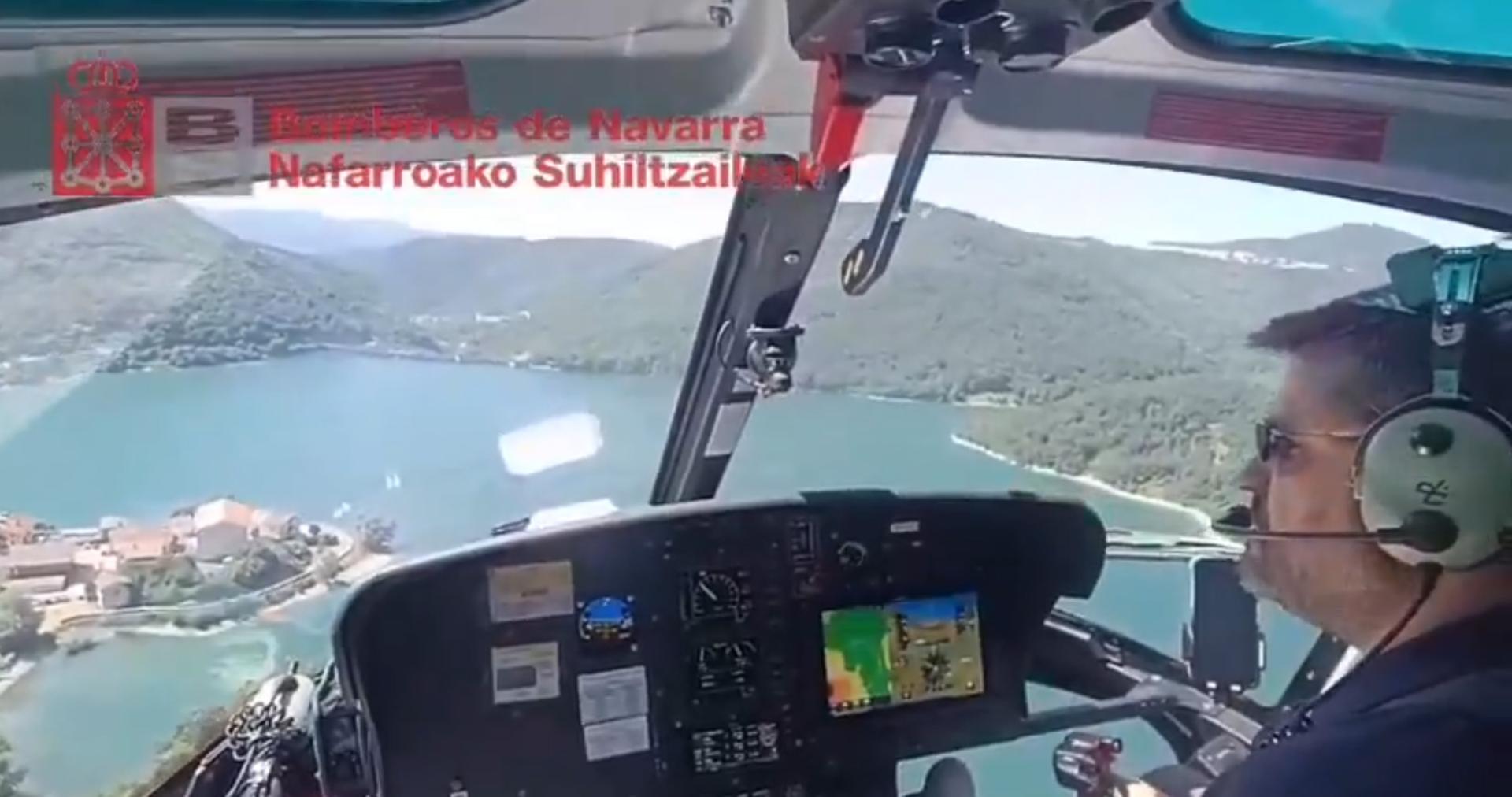 Para el traslado del herido se ha movilizado un helicóptero.