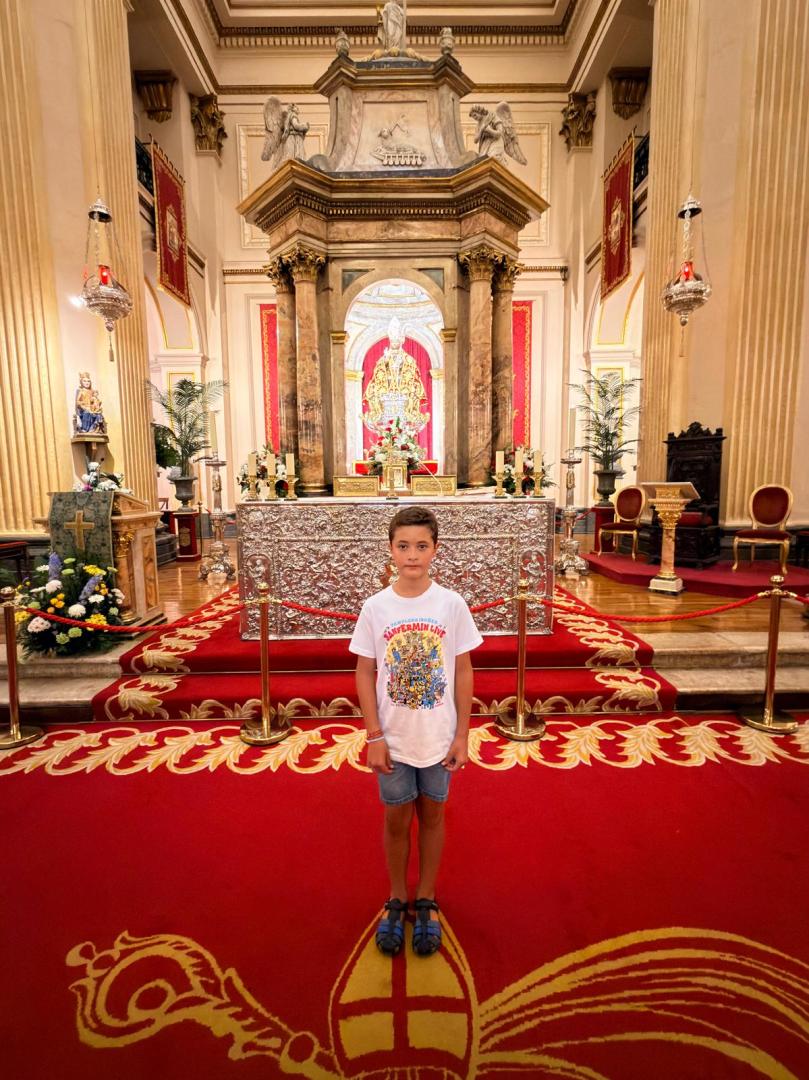 Juan Espinosa Valverde, este 5 de julio en la capilla de San Fermín.