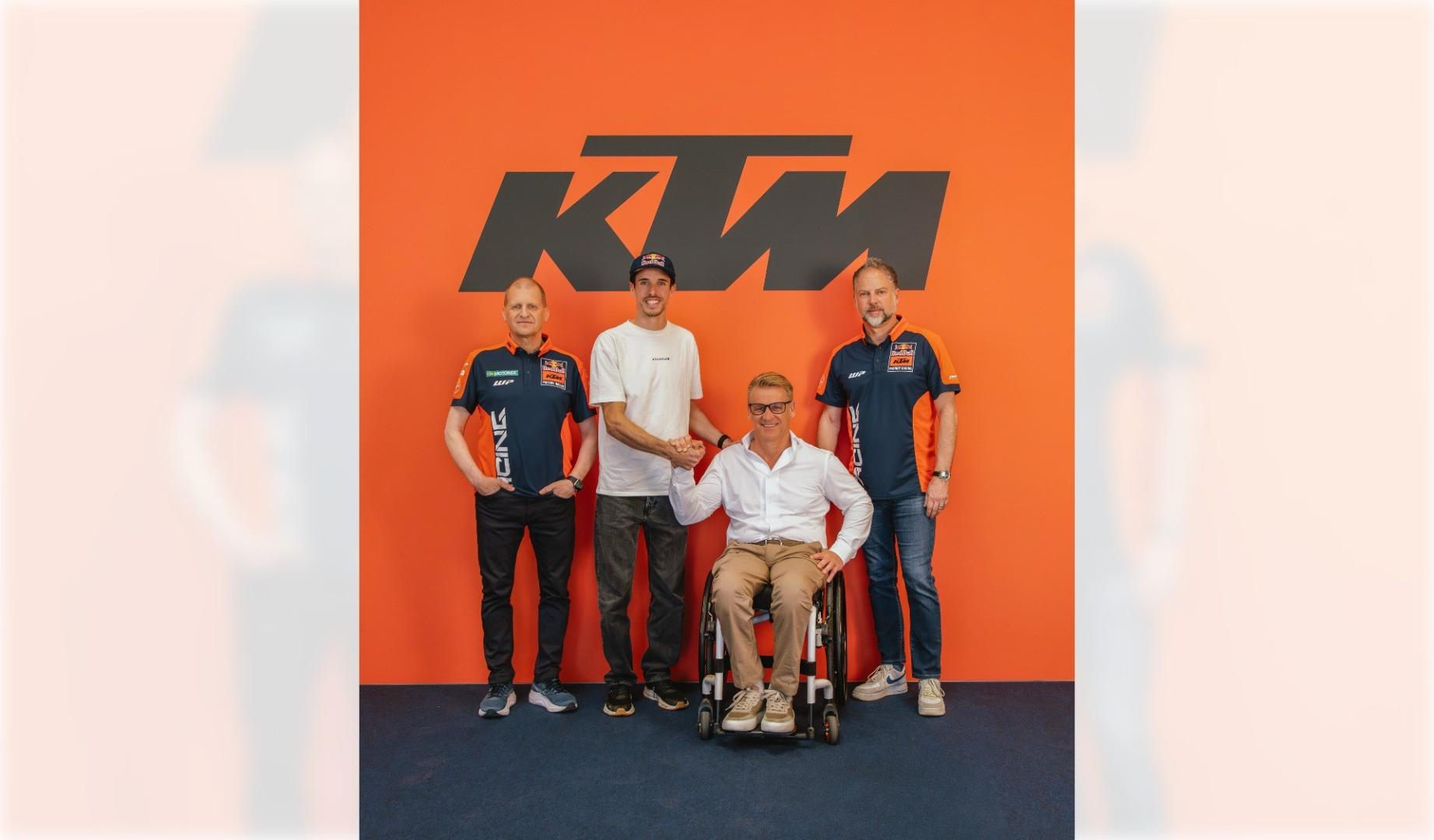Aki Ajo, Álex Márquez, Pitt Beirer y Jens Hainbac