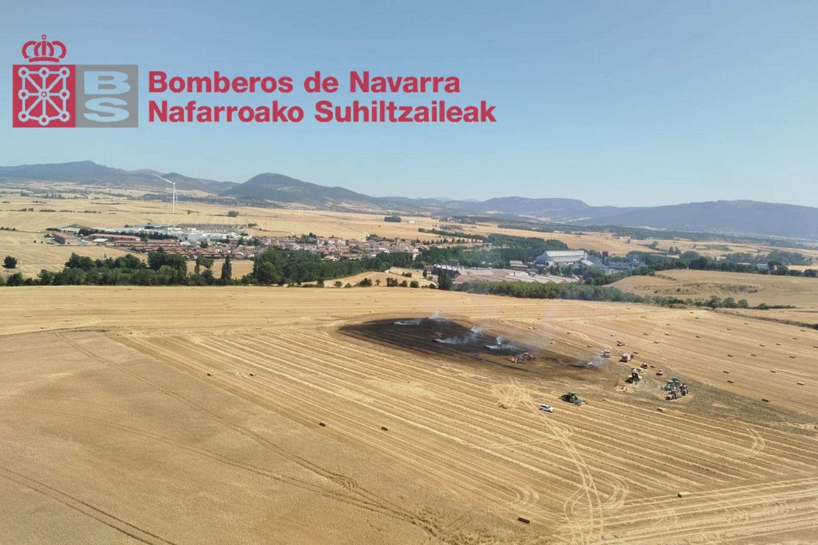 Incendio en Ororbia