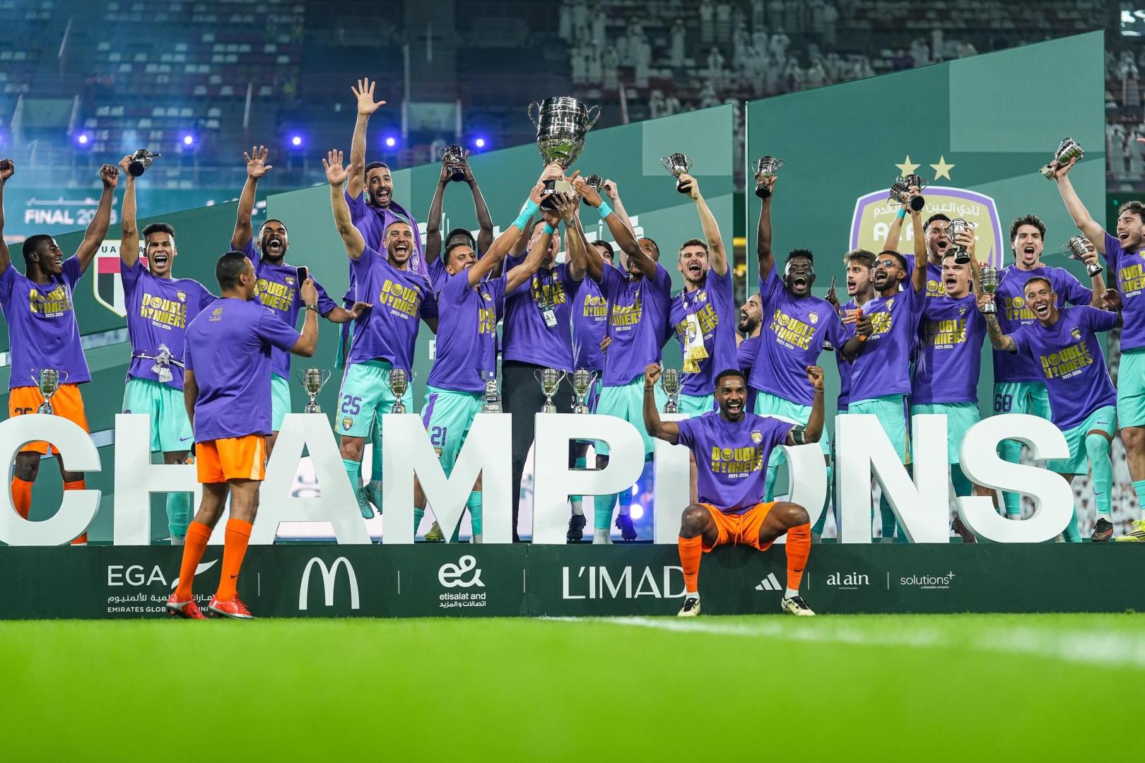 El Al Ain, celebrando uno de sus títulos recientes