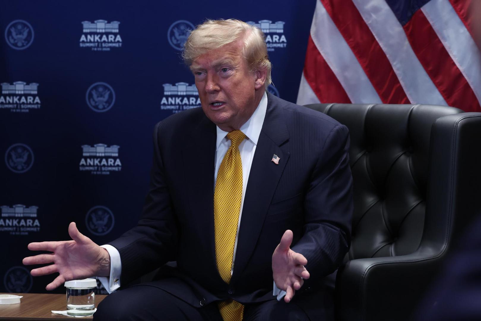Donald Trump, en su comparecencia este miércoles