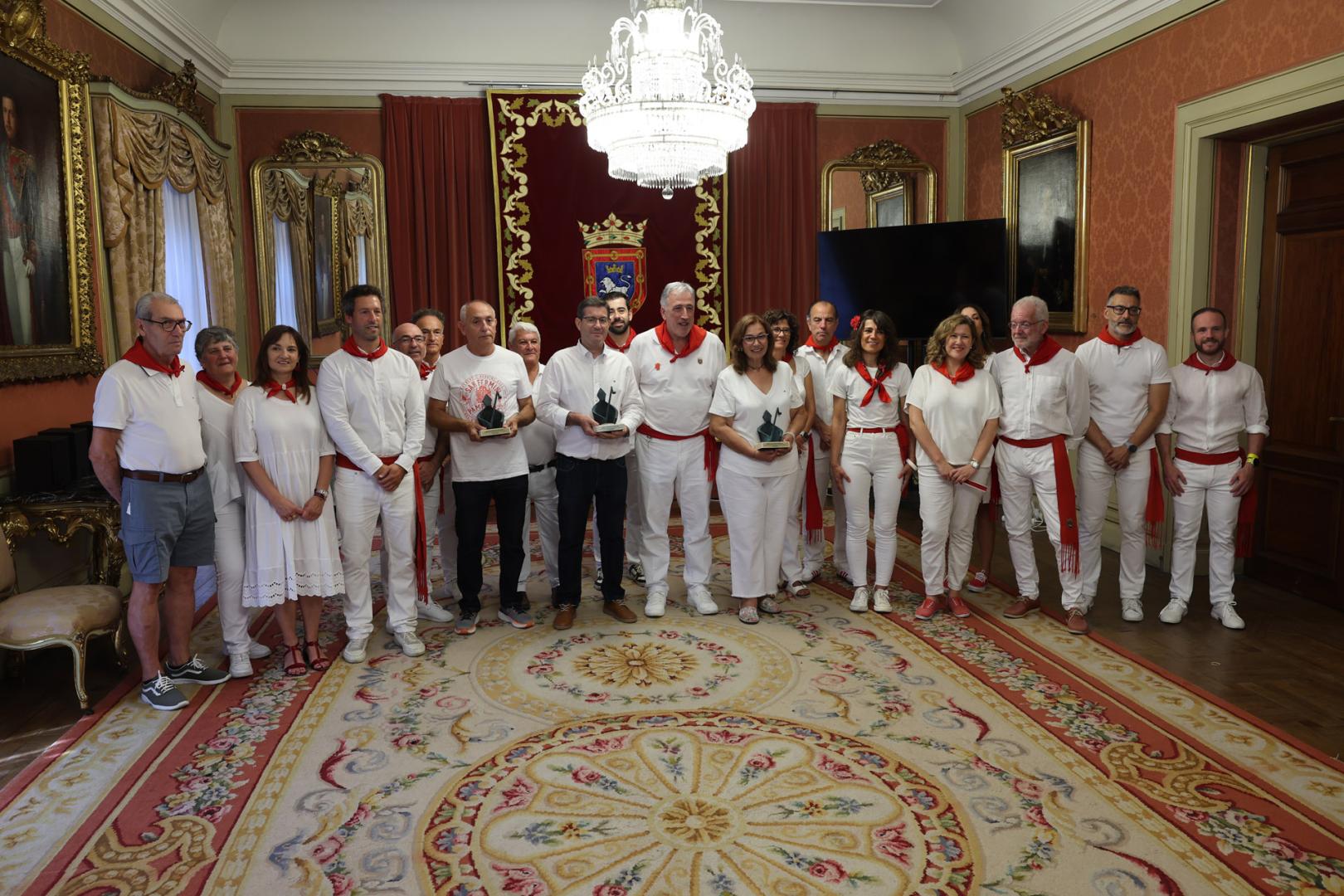 Entrega de de premios de los fuegos artificiales