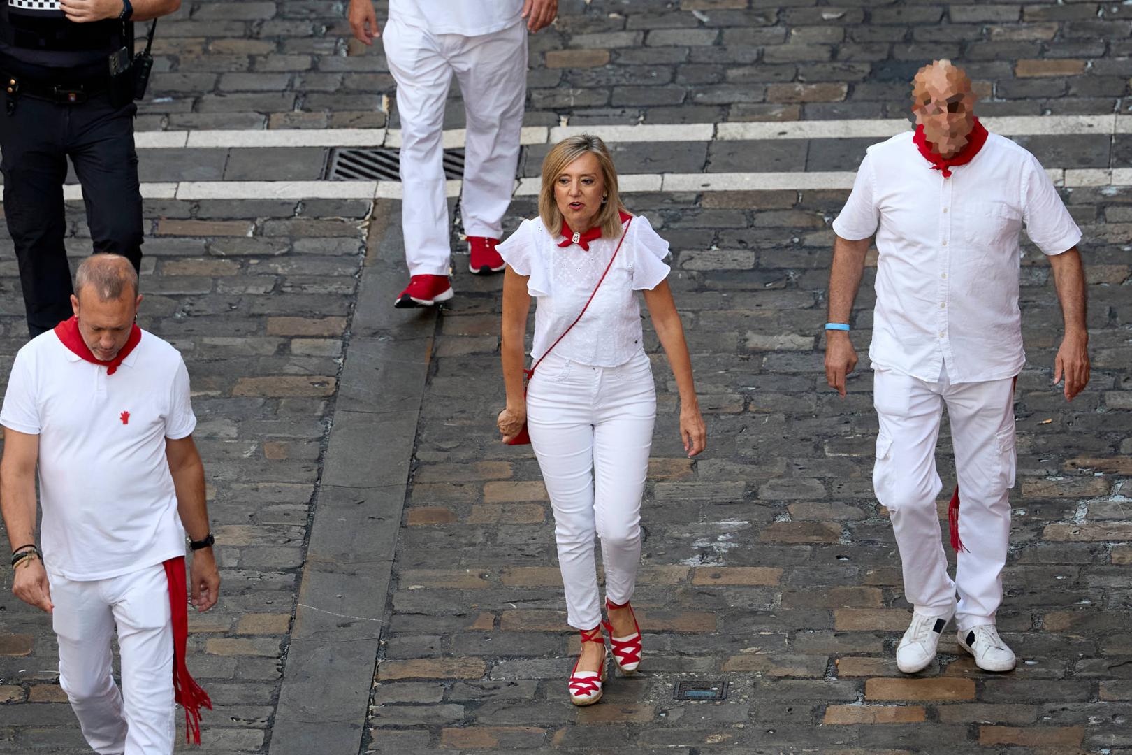 Ibarrola, que presidió este jueves la corrida, realizó ese día la matinal inspección del recorrido del encierro