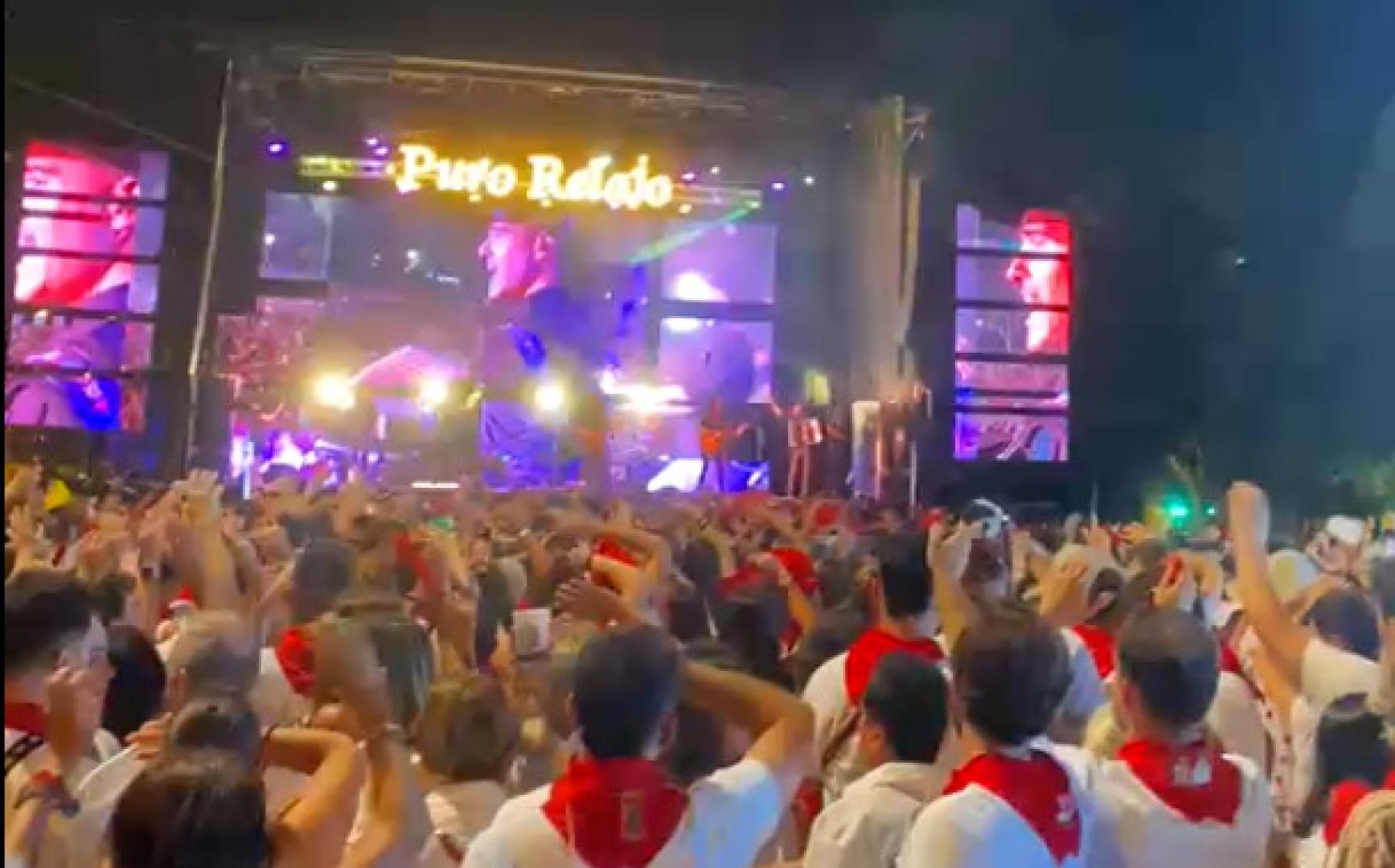 Concierto de Puro Relajo en Antoniutti en San Fermín 2026
