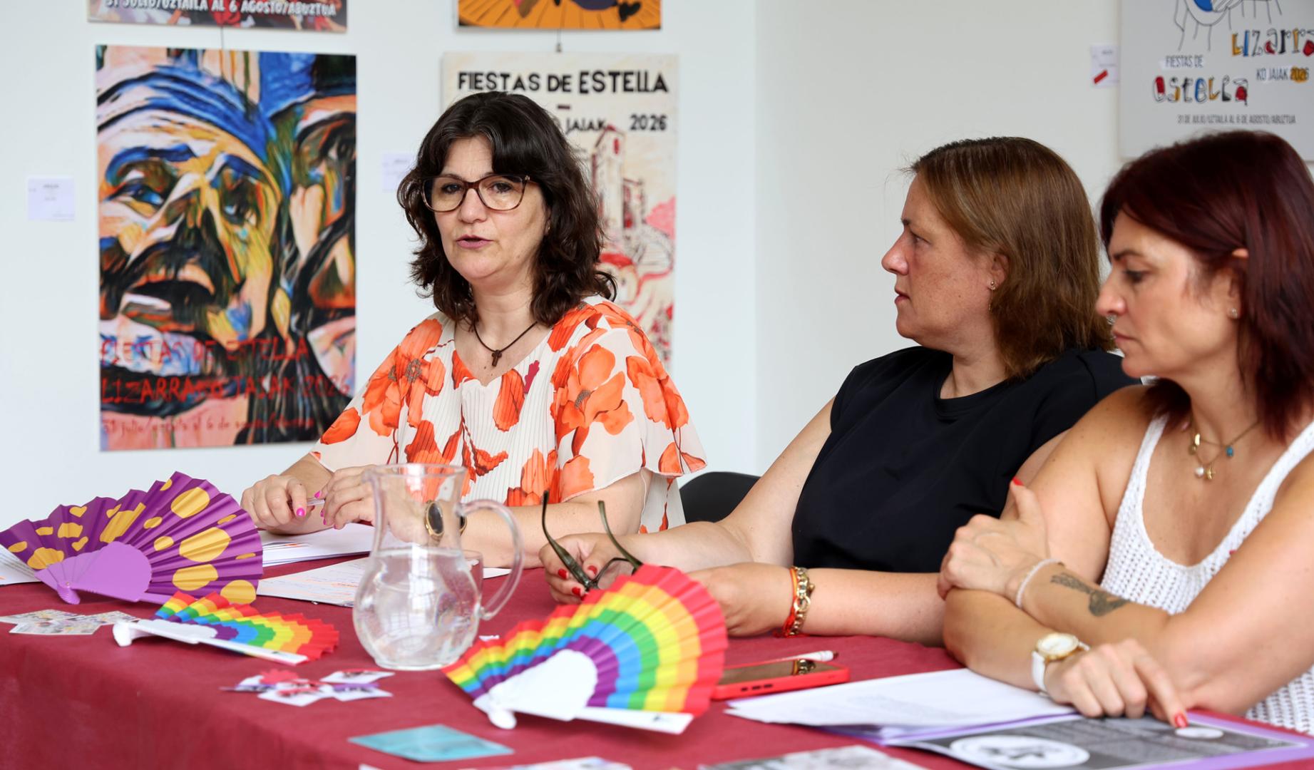 Ana Duarte, la alcaldesa Marta Ruiz de Alda y la concejal Azucena Polo