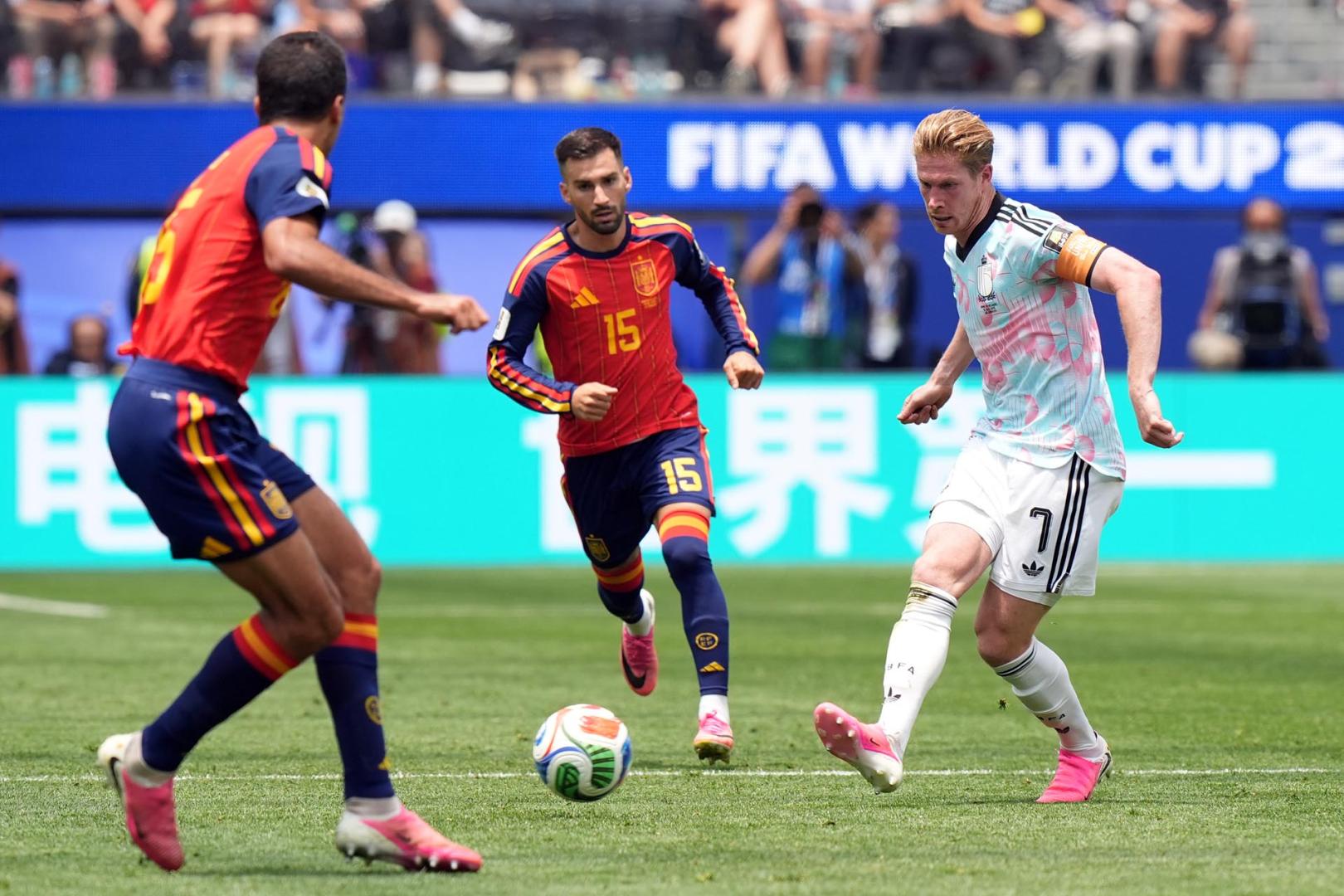 España consiguió el pase a la semifinal del Mundial 2026 tras derrotar a Bélgica en cuartos por 2-1 con goles de Fabián y Mikel Merino