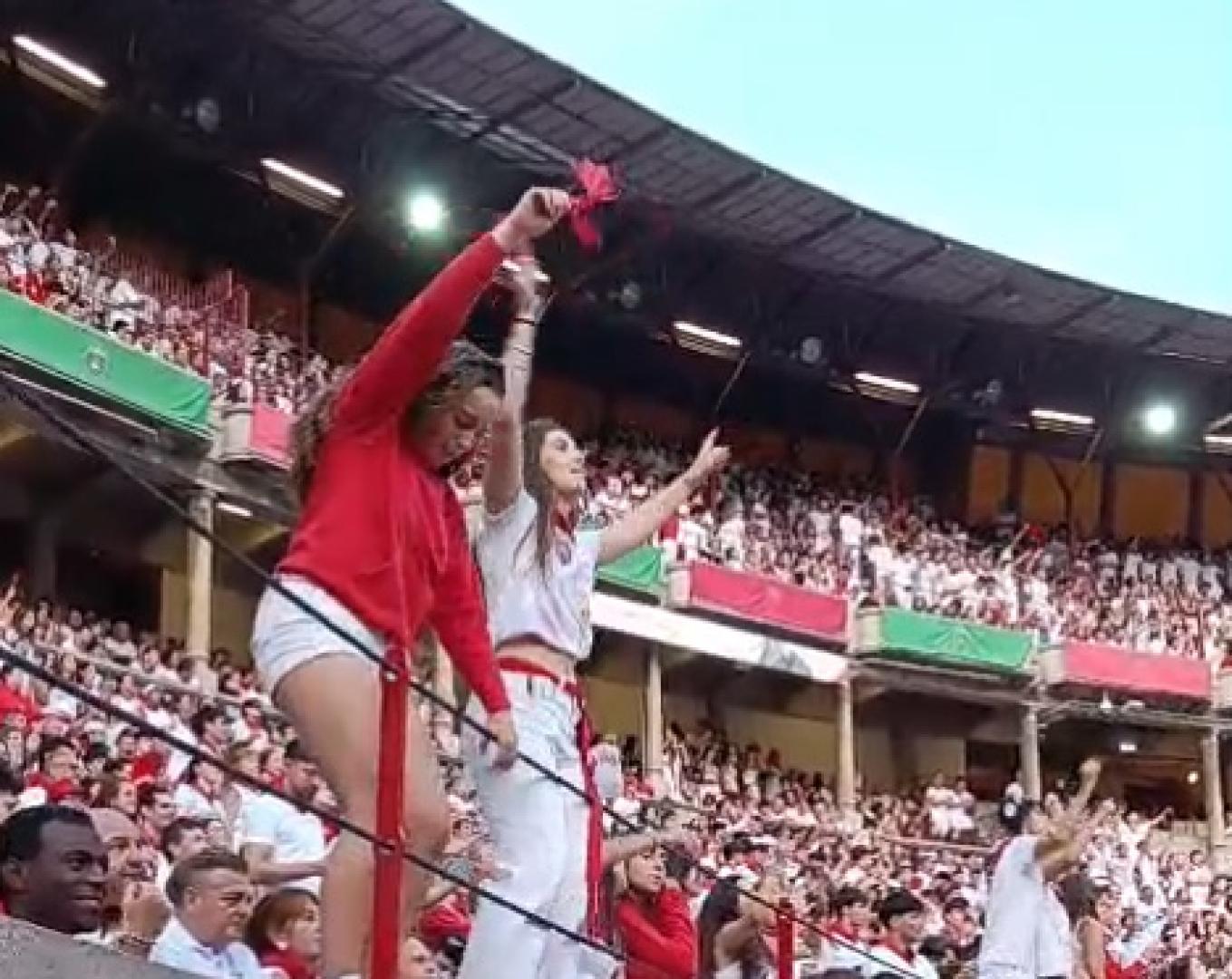 A la búsqueda de la mejor coreografía en el coso pamplonés.