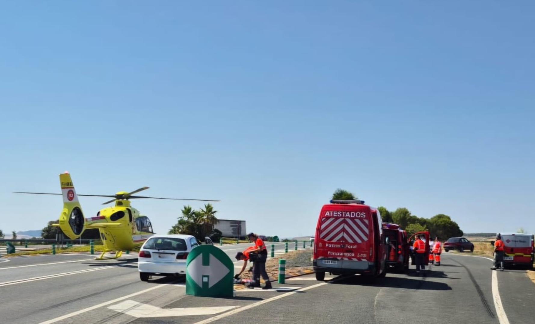 Lugar del accidente.