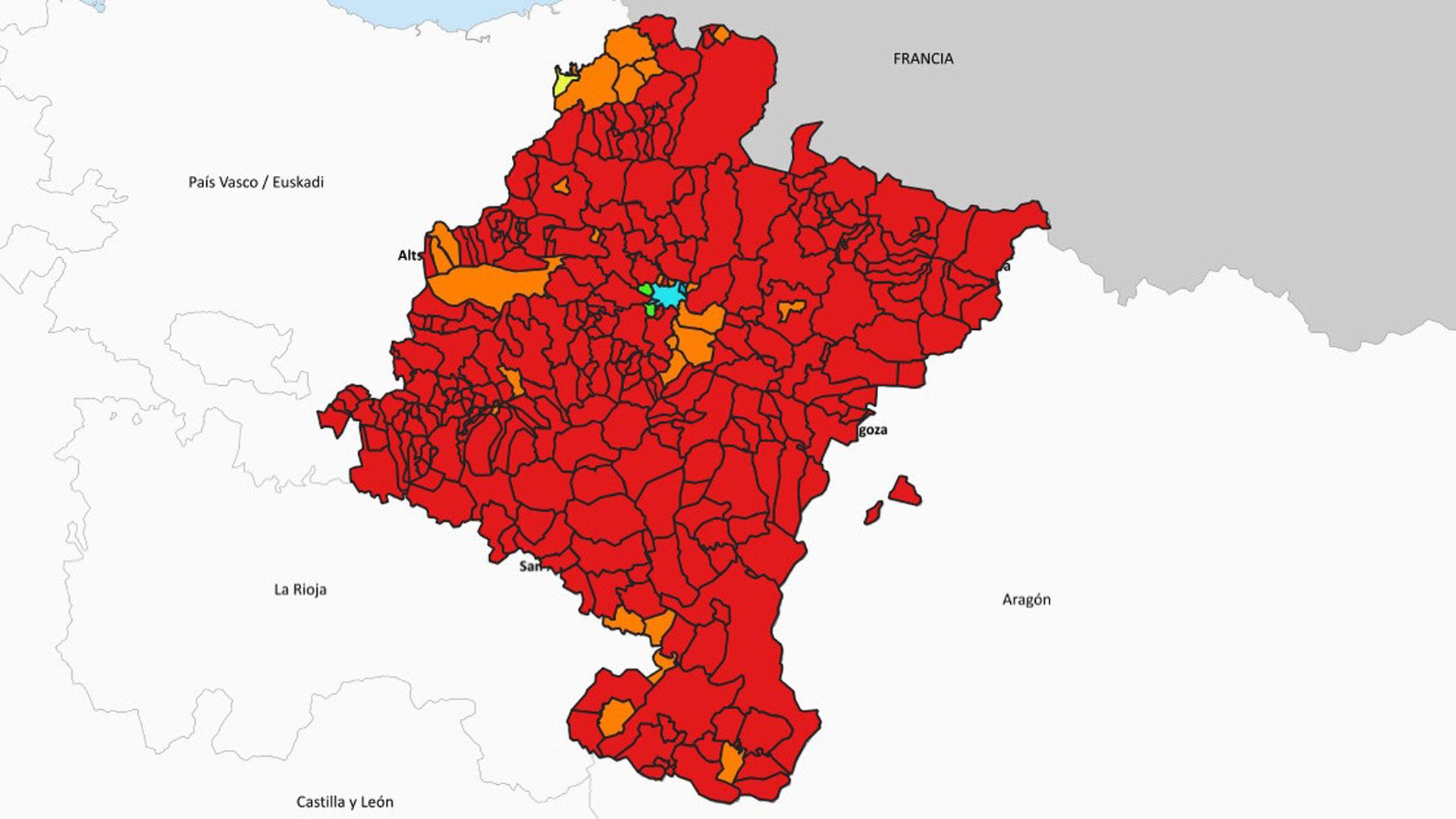 Las previsiones de AEMET señalan que el riesgo de incedios será “extremo” en todo el territorio de Navarra, entre este sábado y el lunes