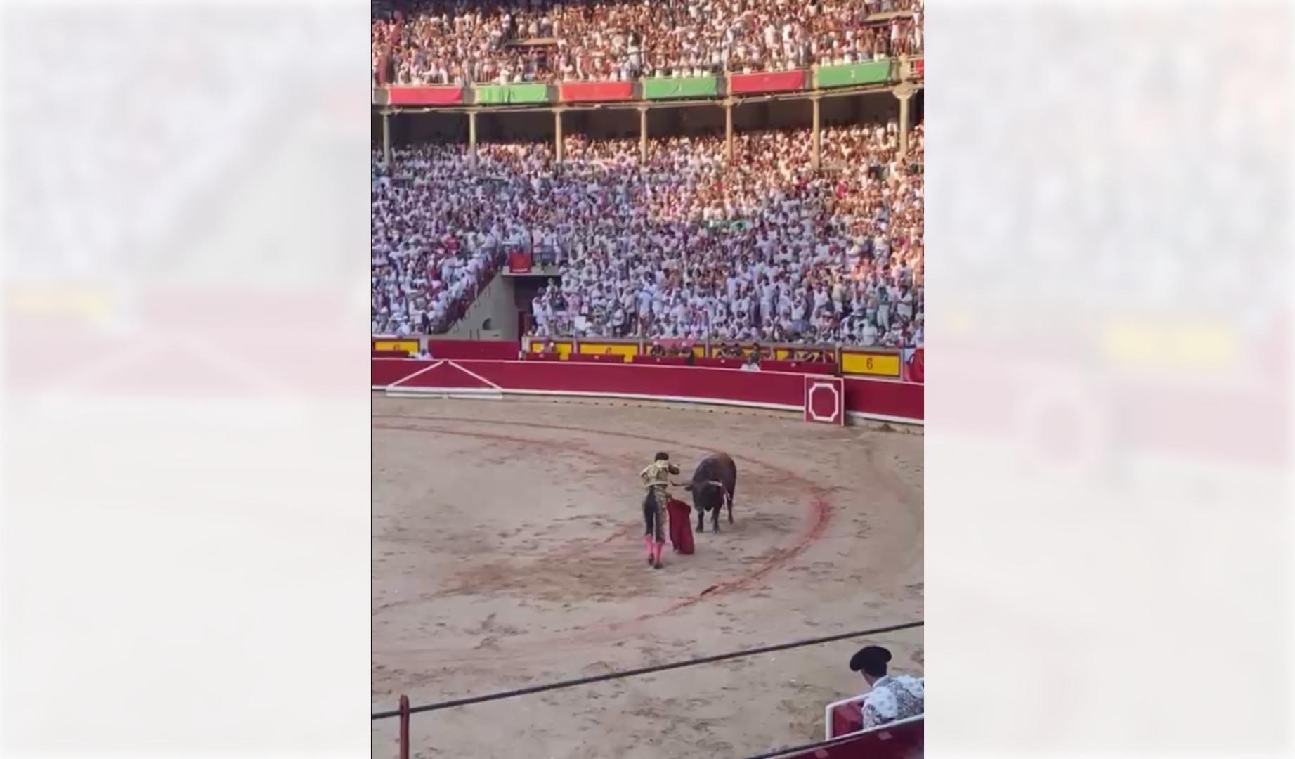 El madrileño, a la segunda, pudo con el quinto toro de La Palmosilla