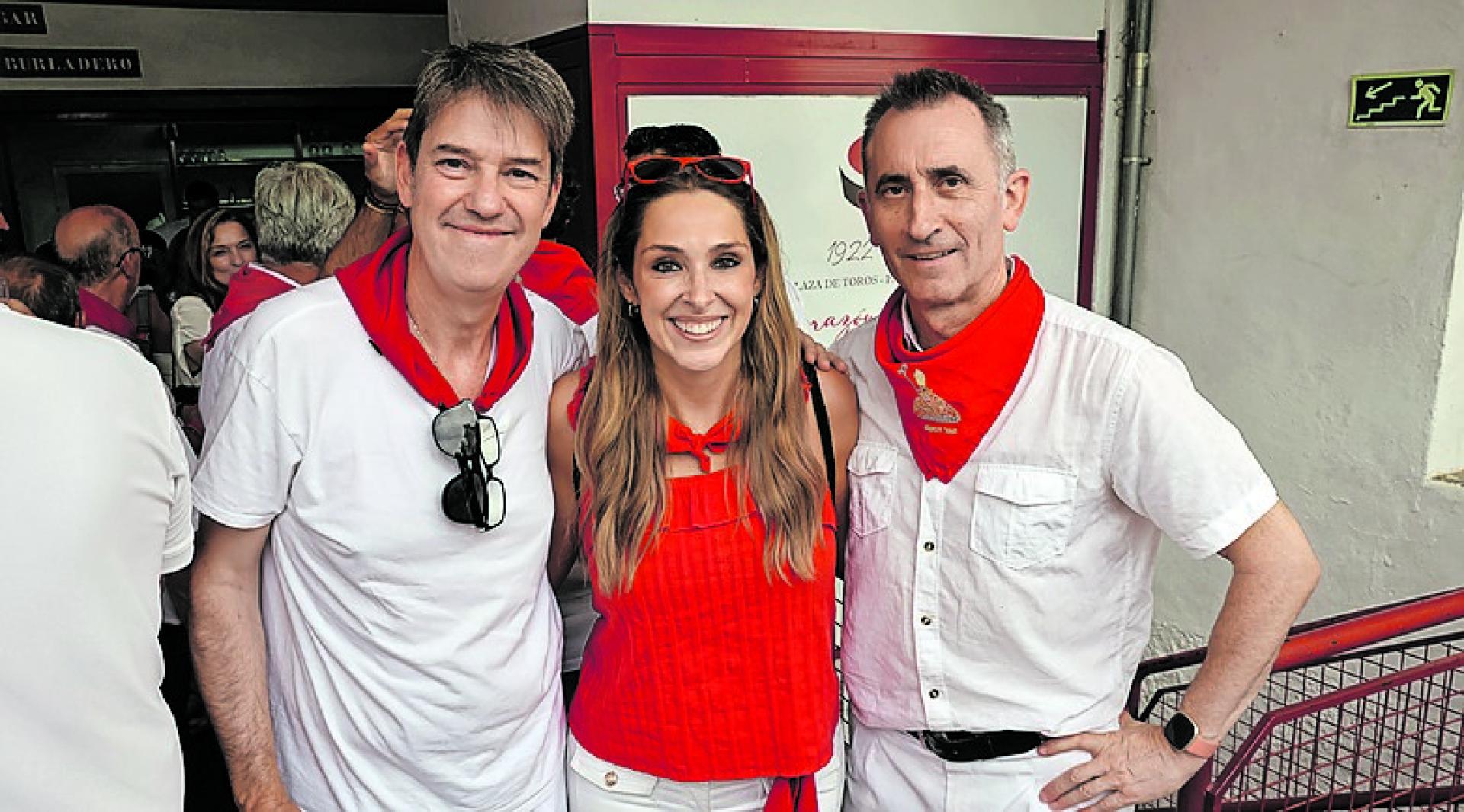 Javier Arroyo, Beatriz Solano y Óscar Erviti