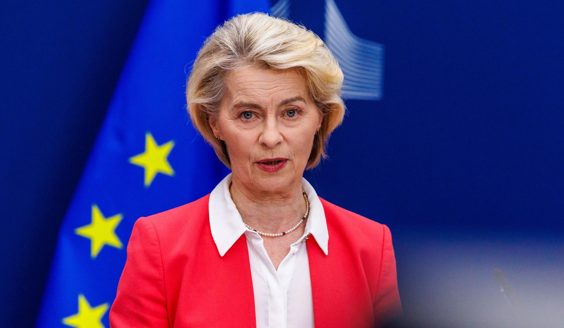 La presidenta de la Comisión Europea, Ursula von der Leyen