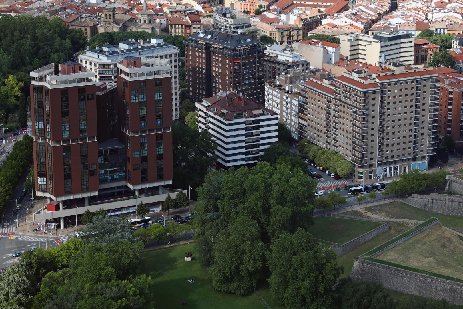 Vista general de la zona en la que se desarrollaron los hechos