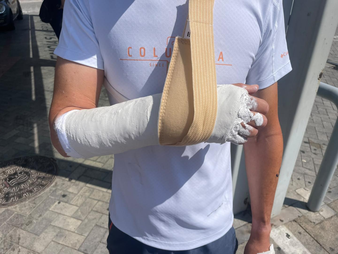 José María Villarreal Pérez, herido en un brazo en el octavo encierro de San Fermín 2026