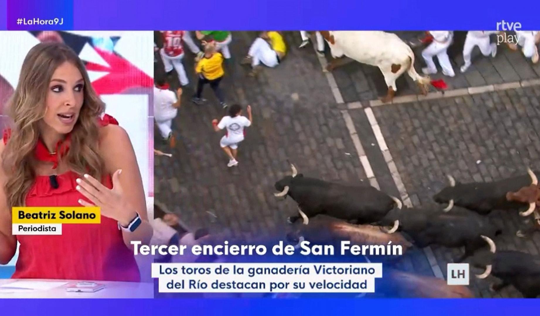 Beatriz Solano comenta el encierro en el programa La Hora de la 1