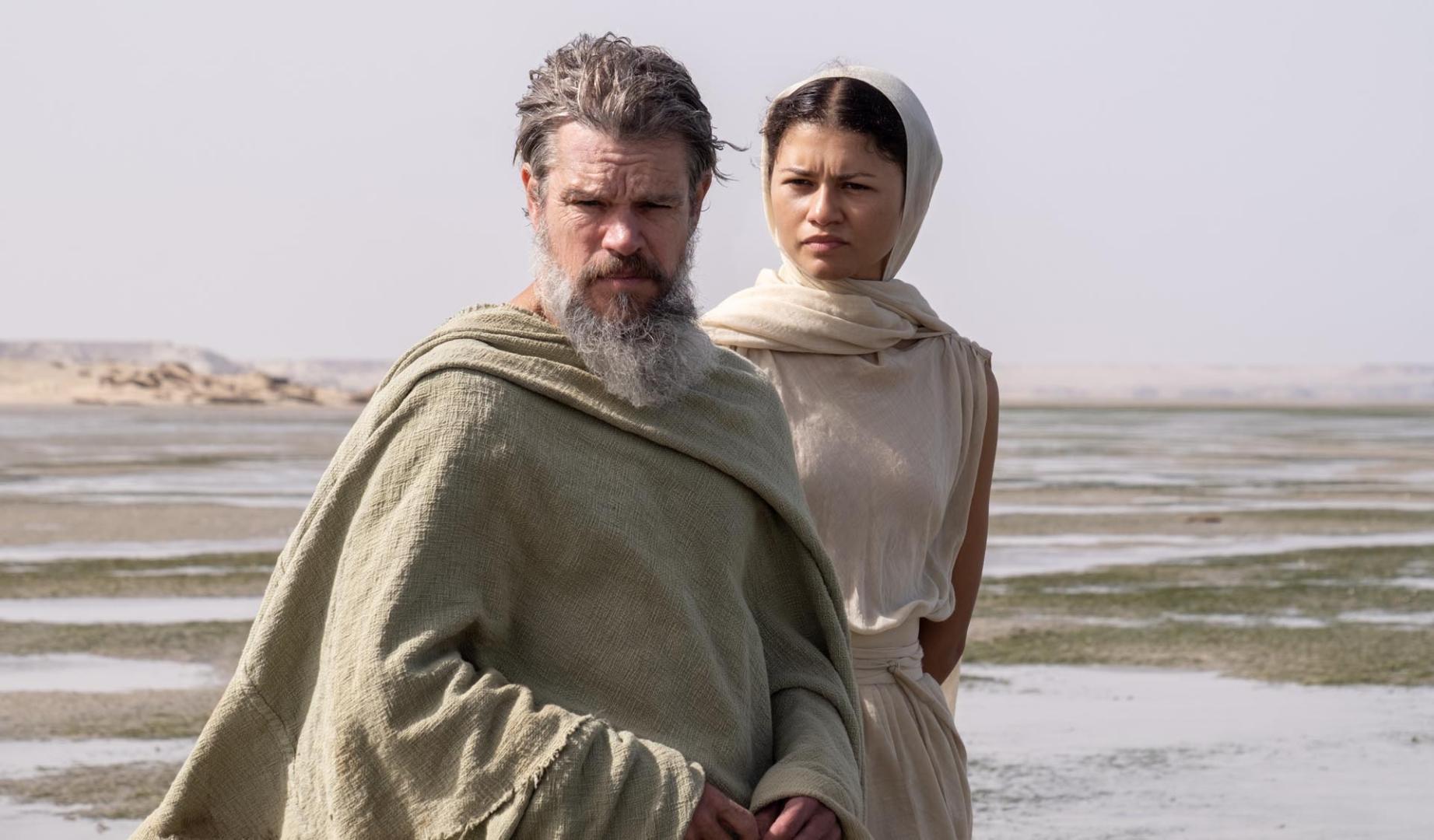 Matt Damon y Zendaya, en 'La Odisea'