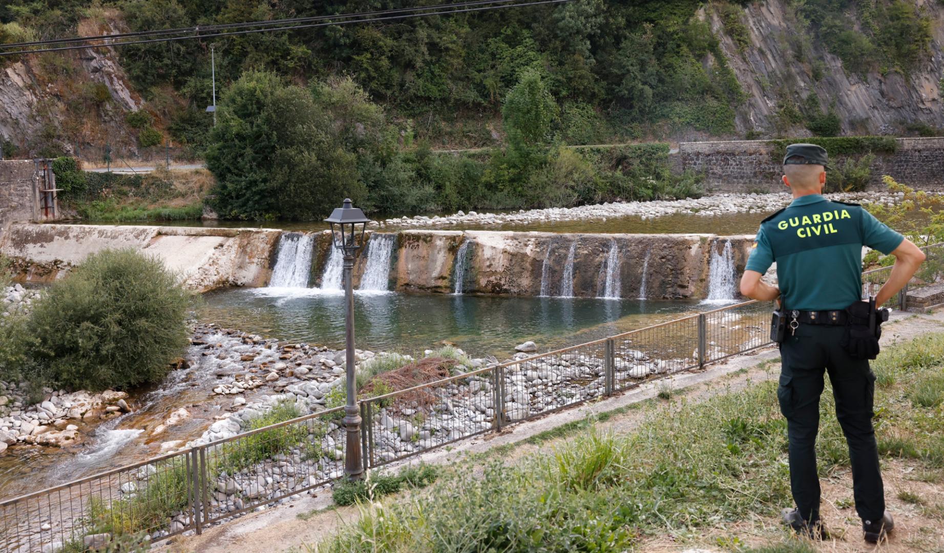 Imagen de la presa de Roncal donde han fallecido una madre y dos de sus hijos menores ahogados