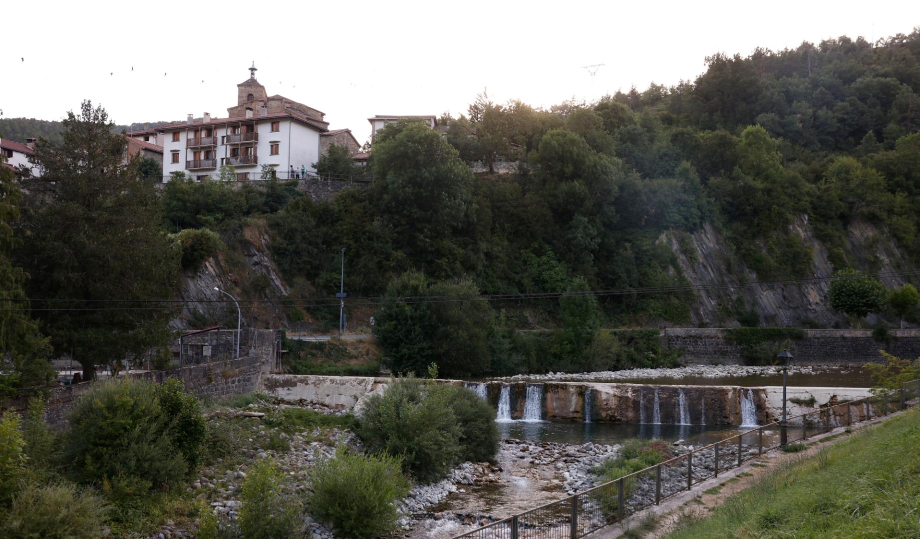 Presa en Roncal donde han fallecido una madre y dos de sus hijos menores ahogado